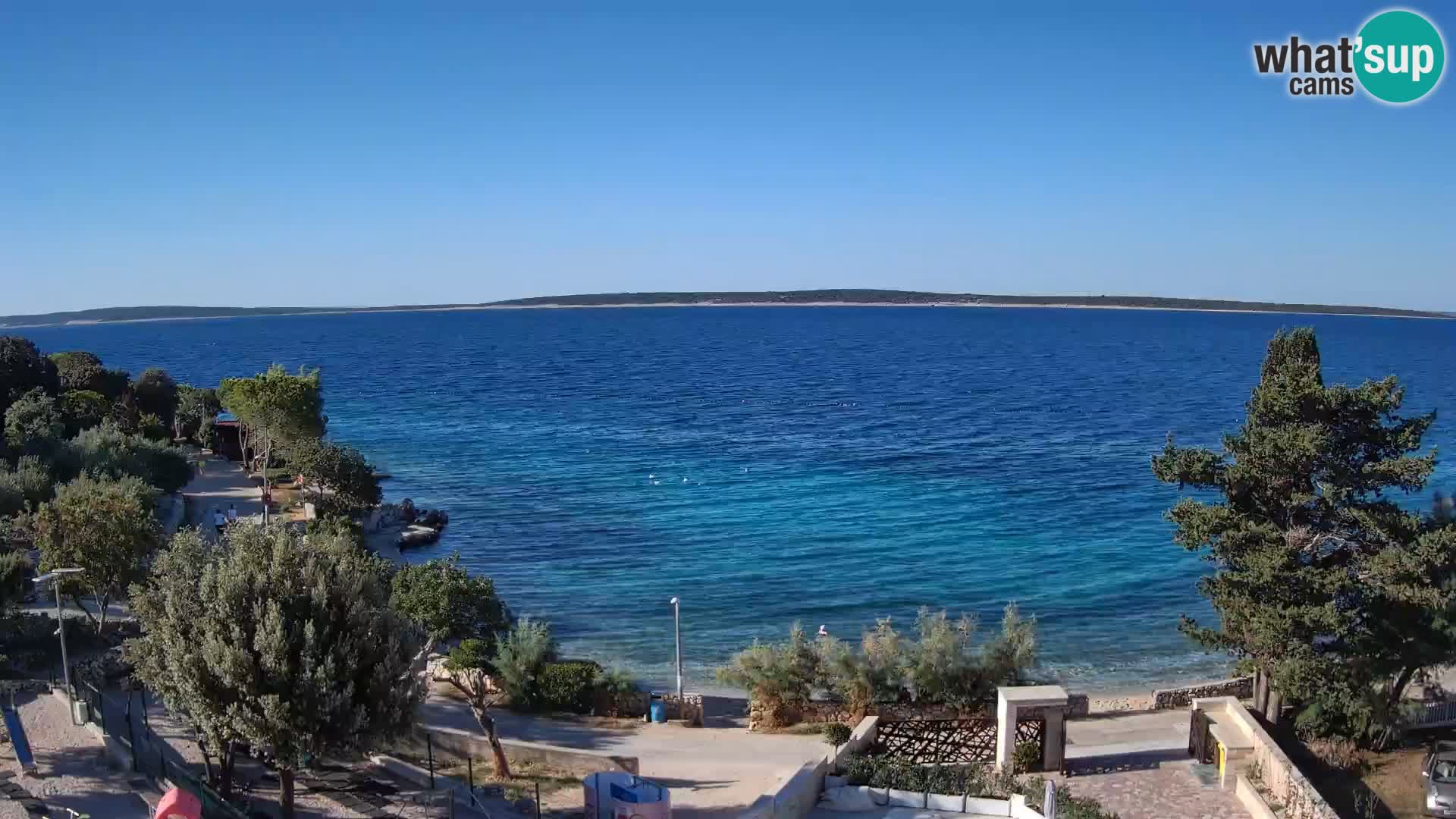 Webcam Playa Male Mandre en directo – Isla de Pag