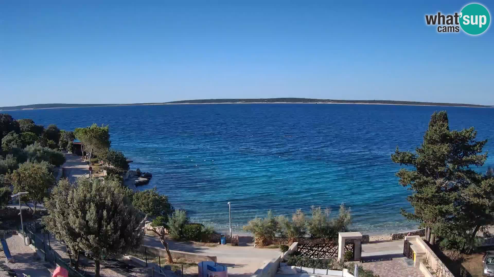 Webcam Playa Male Mandre en directo – Isla de Pag