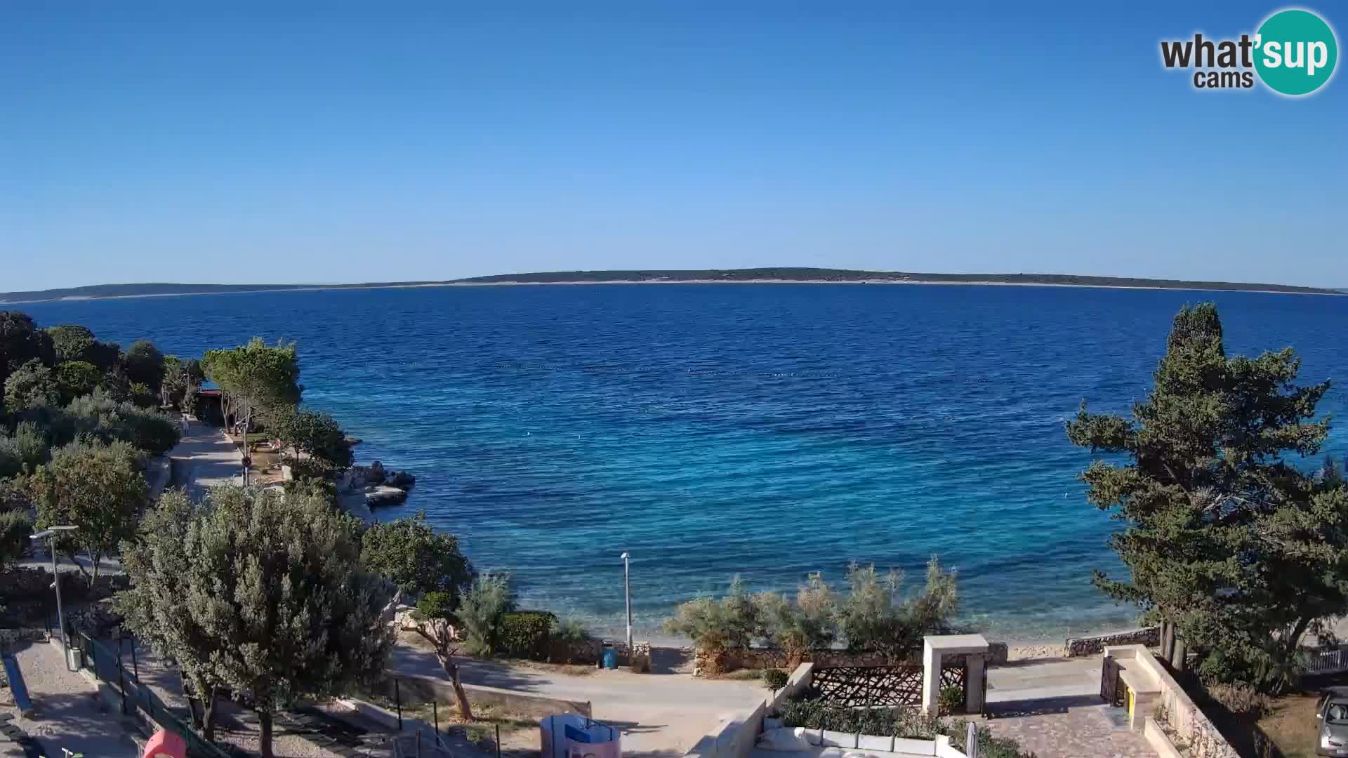 Webcam Playa Male Mandre en directo – Isla de Pag