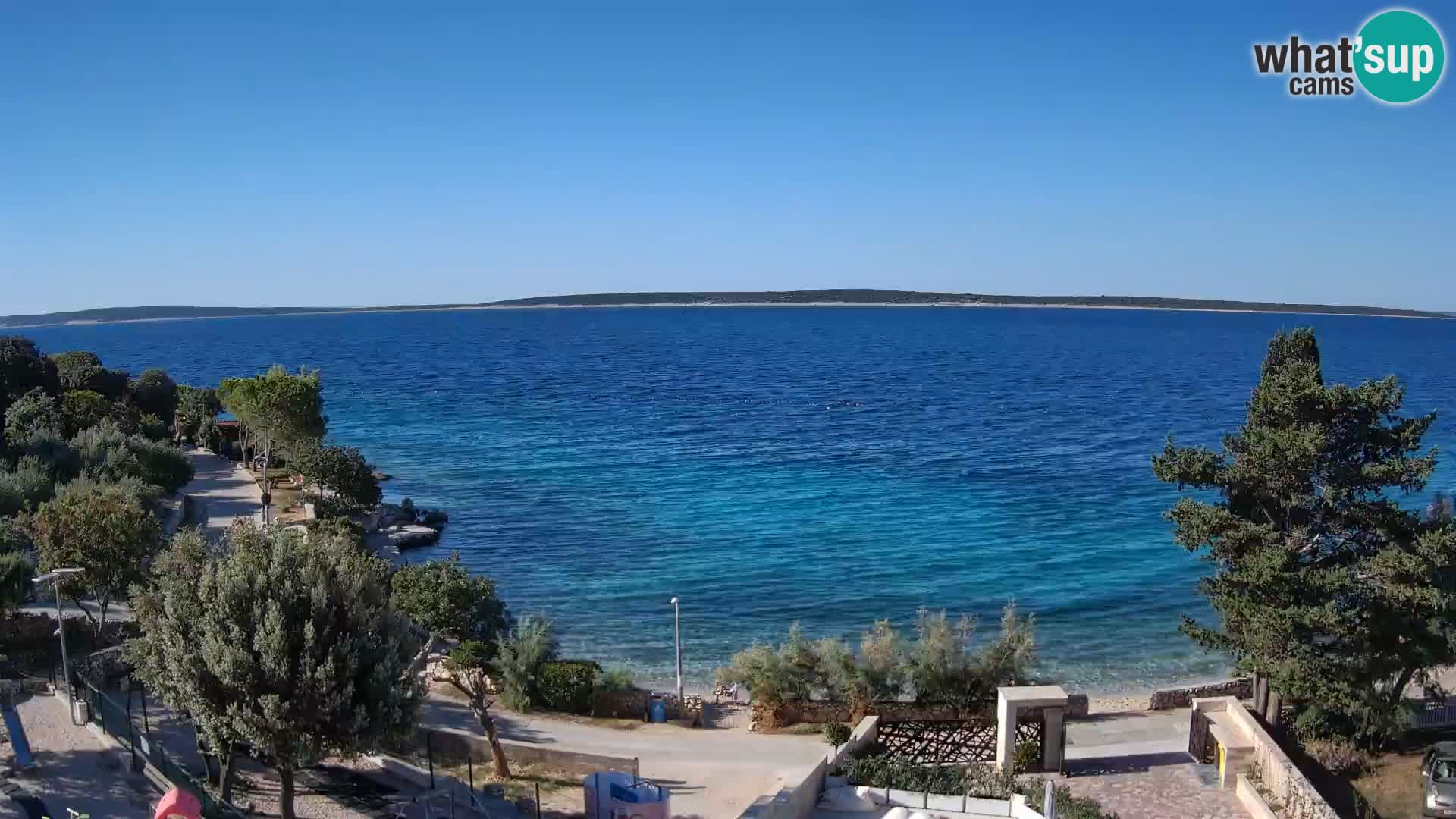 Webcam Playa Male Mandre en directo – Isla de Pag