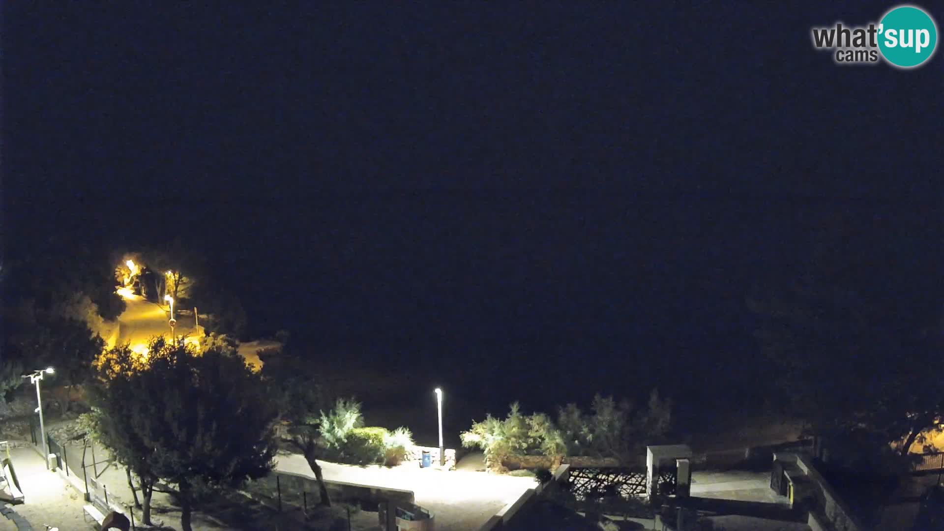 Webcam Plaža Male Mandre – Live View from Pag Island