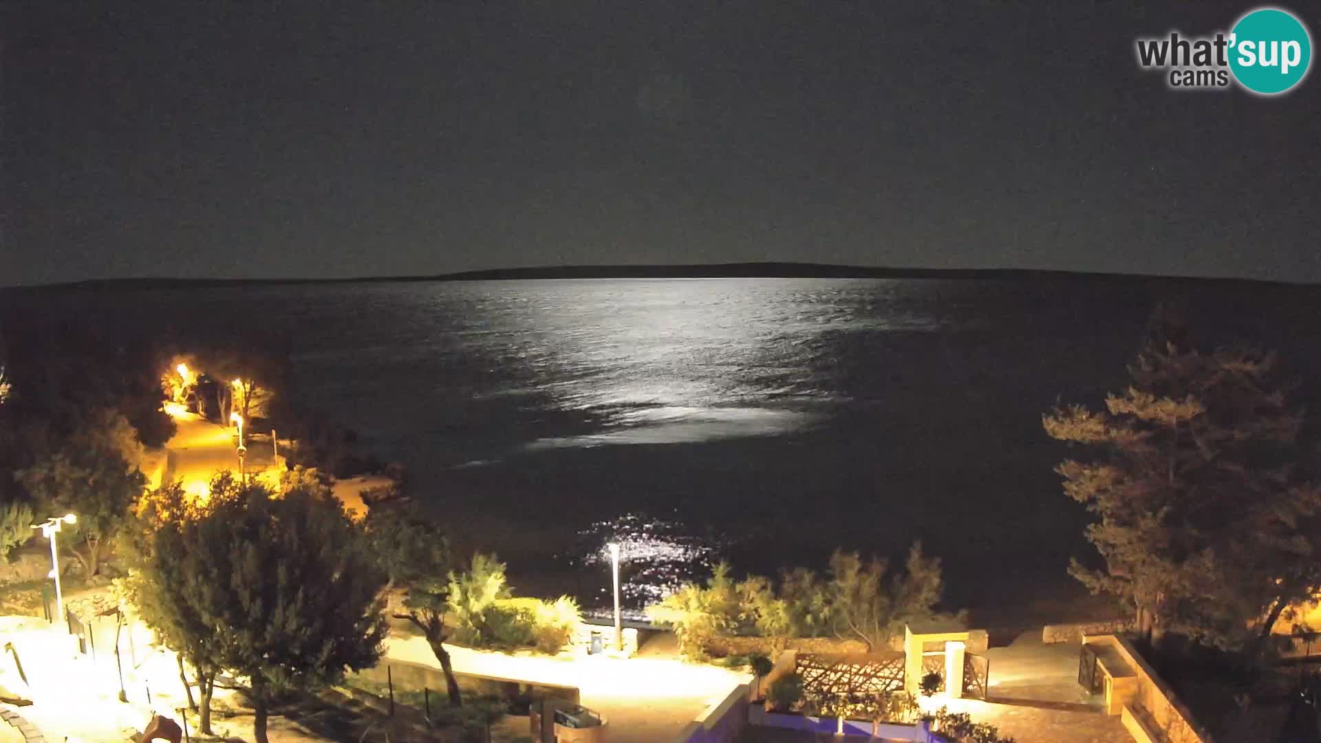 Webcam Plaža Male Mandre – Live View from Pag Island