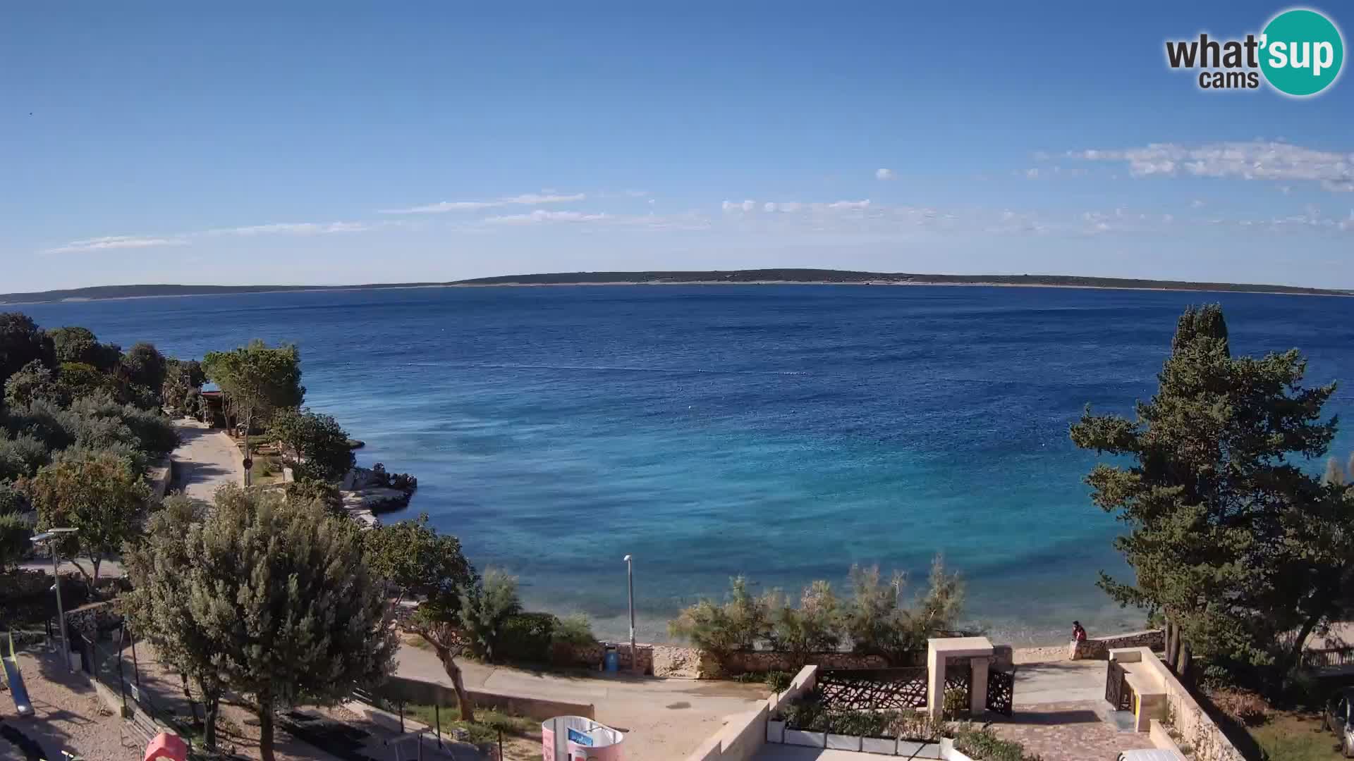 Webcam Playa Male Mandre en directo – Isla de Pag