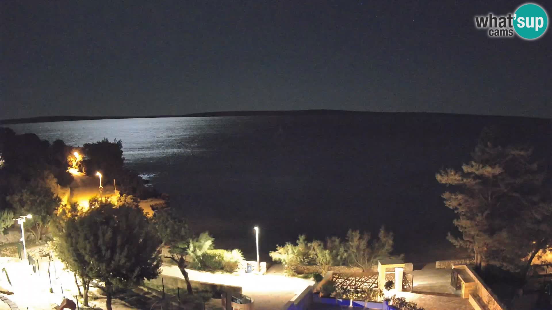 Webcam Plaža Male Mandre – Live View from Pag Island