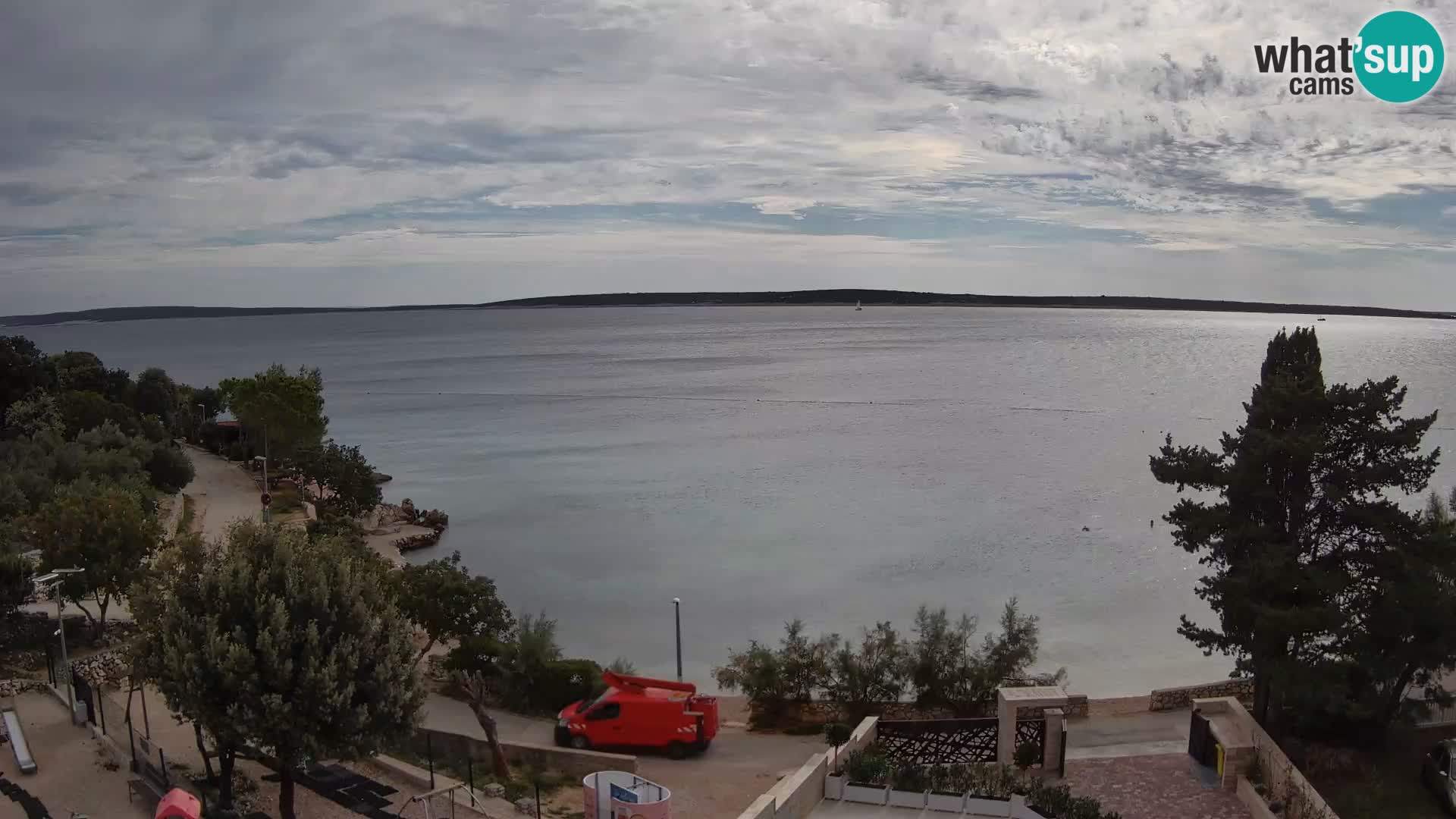 Webcam Plaža Male Mandre – Live View from Pag Island