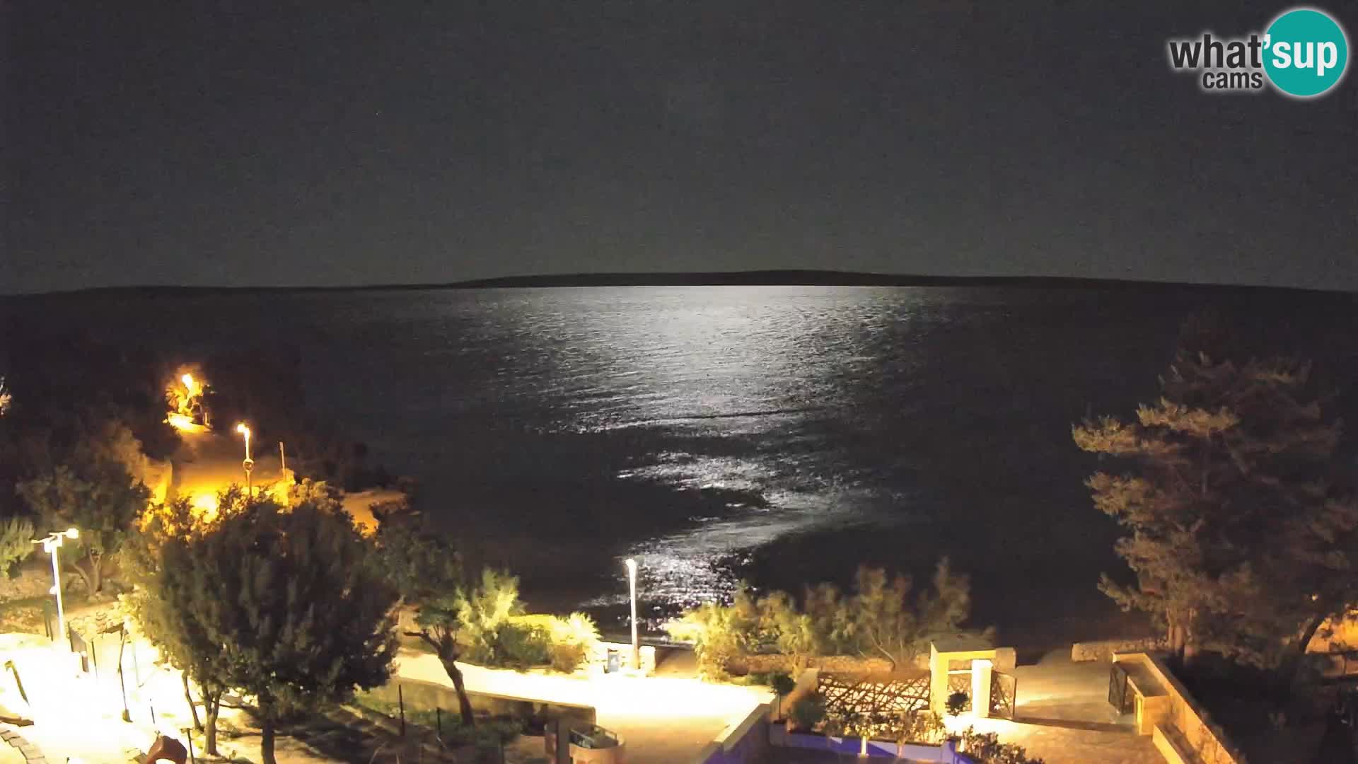 Webcam Plaža Male Mandre – Live View from Pag Island
