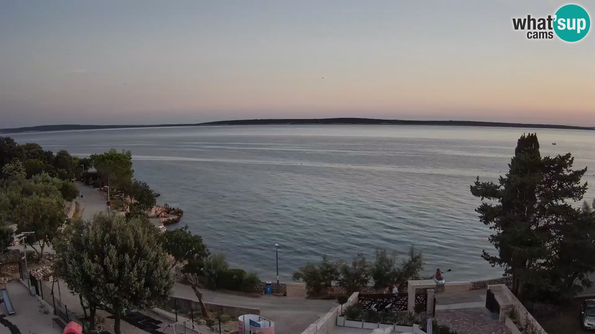 Webcam Plaža Male Mandre – Live View from Pag Island