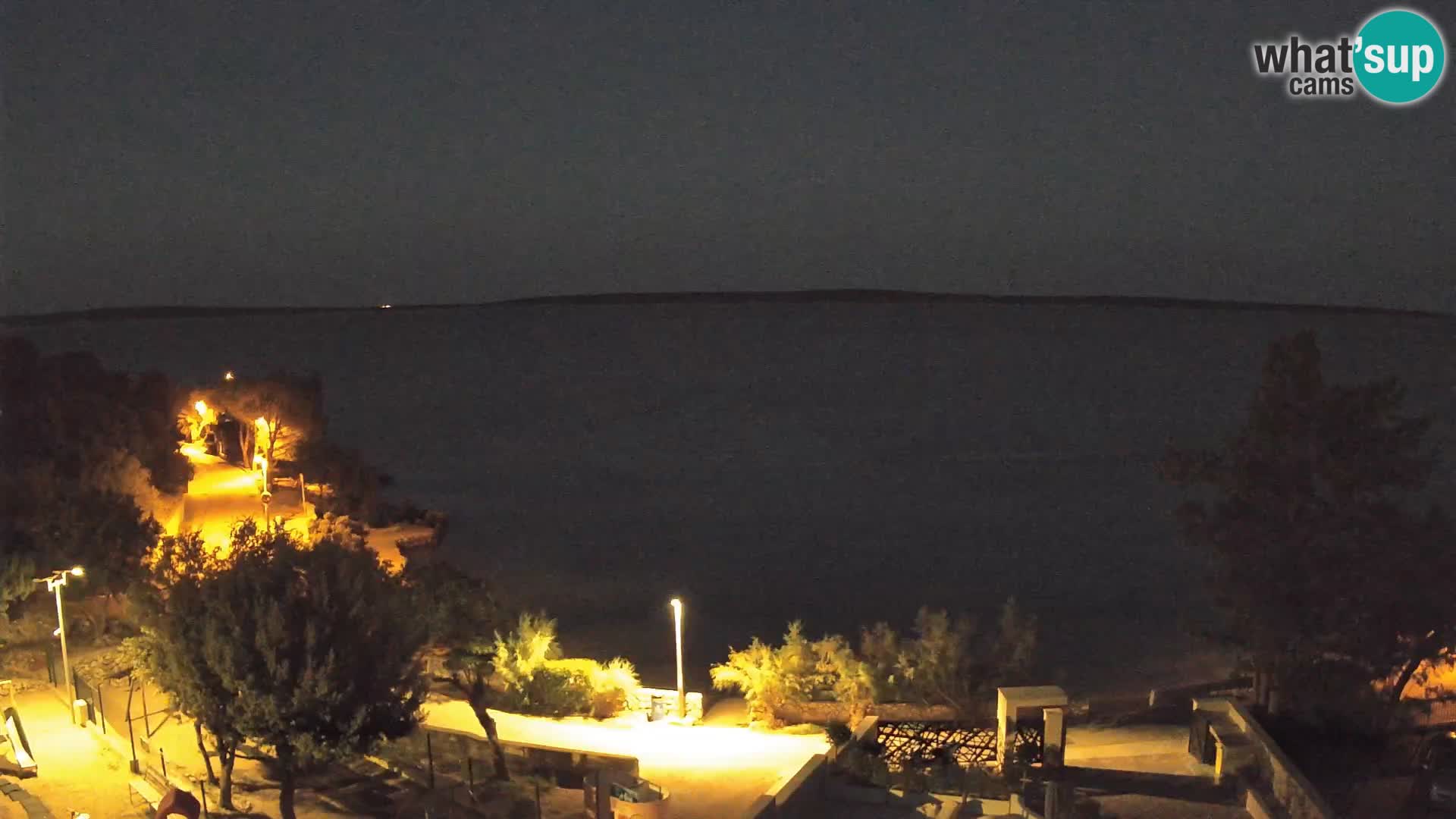 Webcam Plaža Male Mandre – Live View from Pag Island