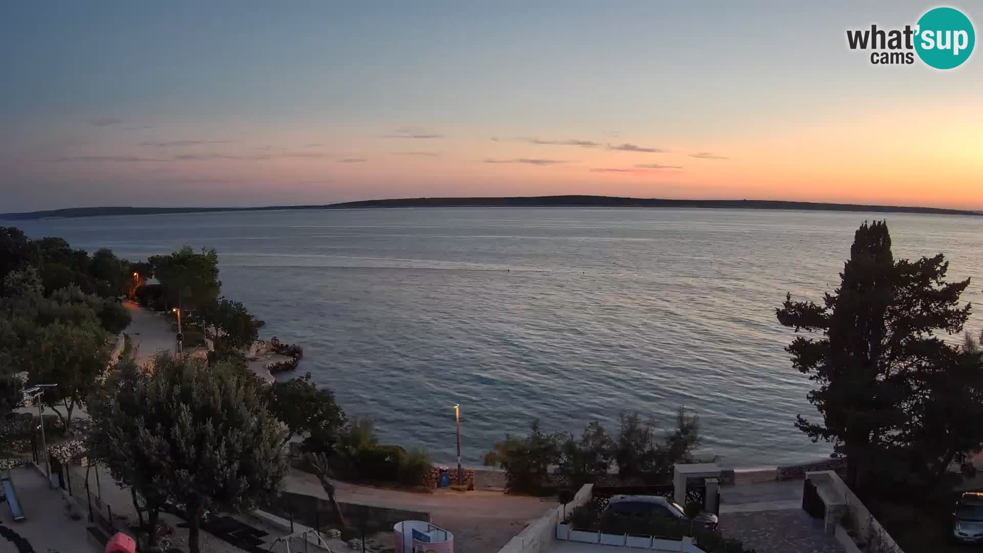 Webcam Plaža Male Mandre – Live View from Pag Island