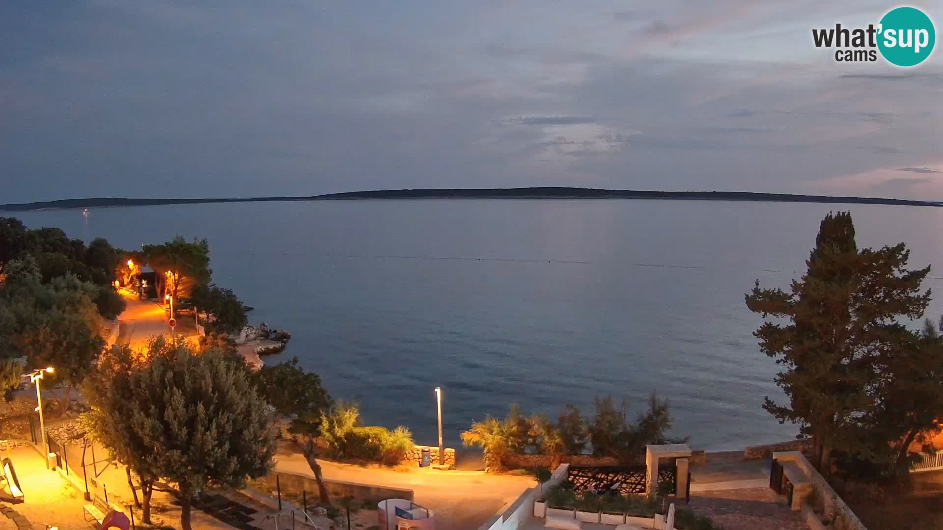 Webcam Playa Male Mandre en directo – Isla de Pag