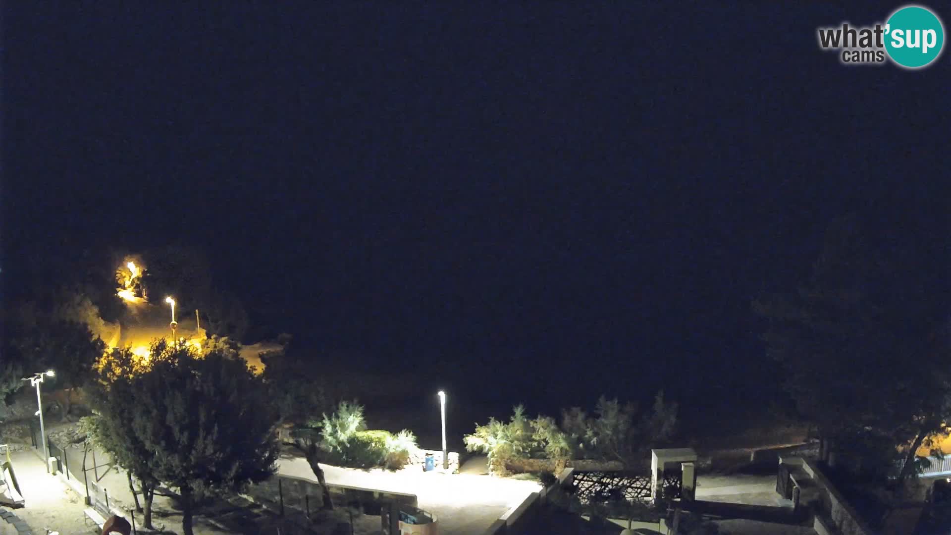 Webcam Plaža Male Mandre – Live View from Pag Island
