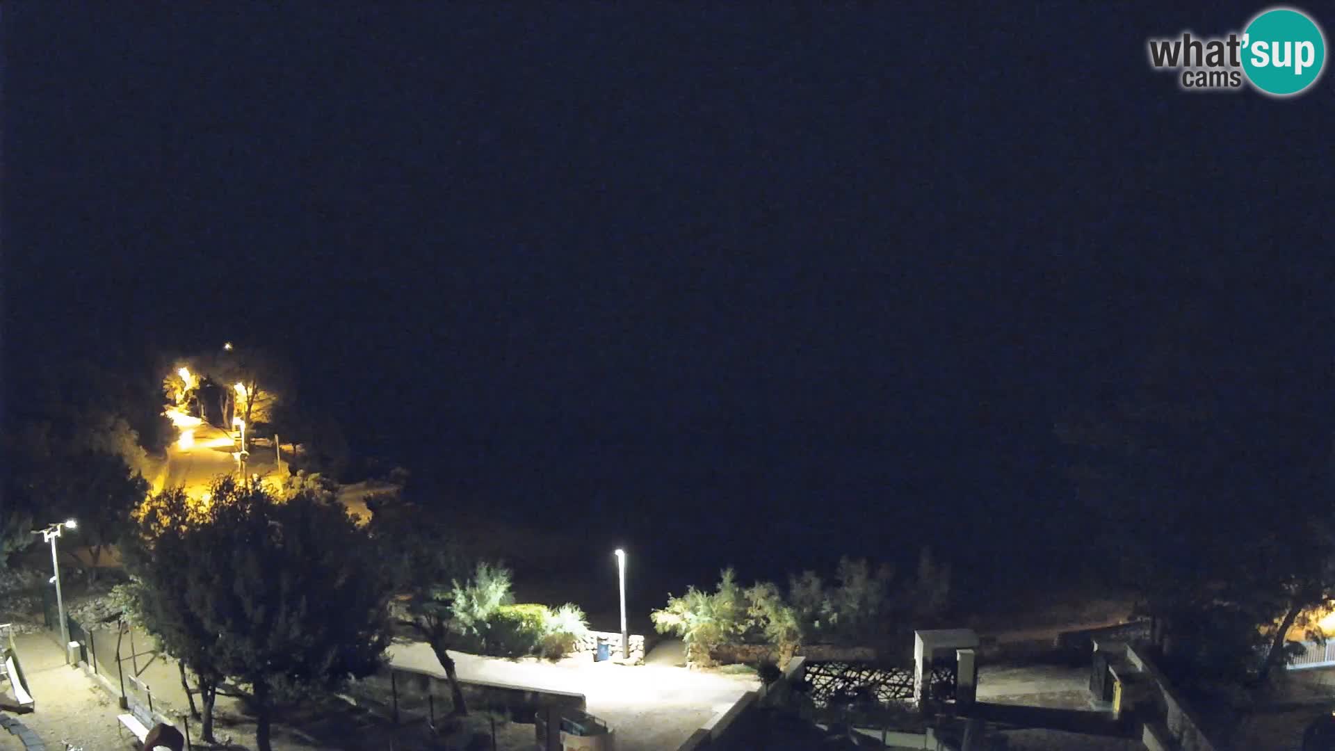 Webcam Plaža Male Mandre – Live View from Pag Island