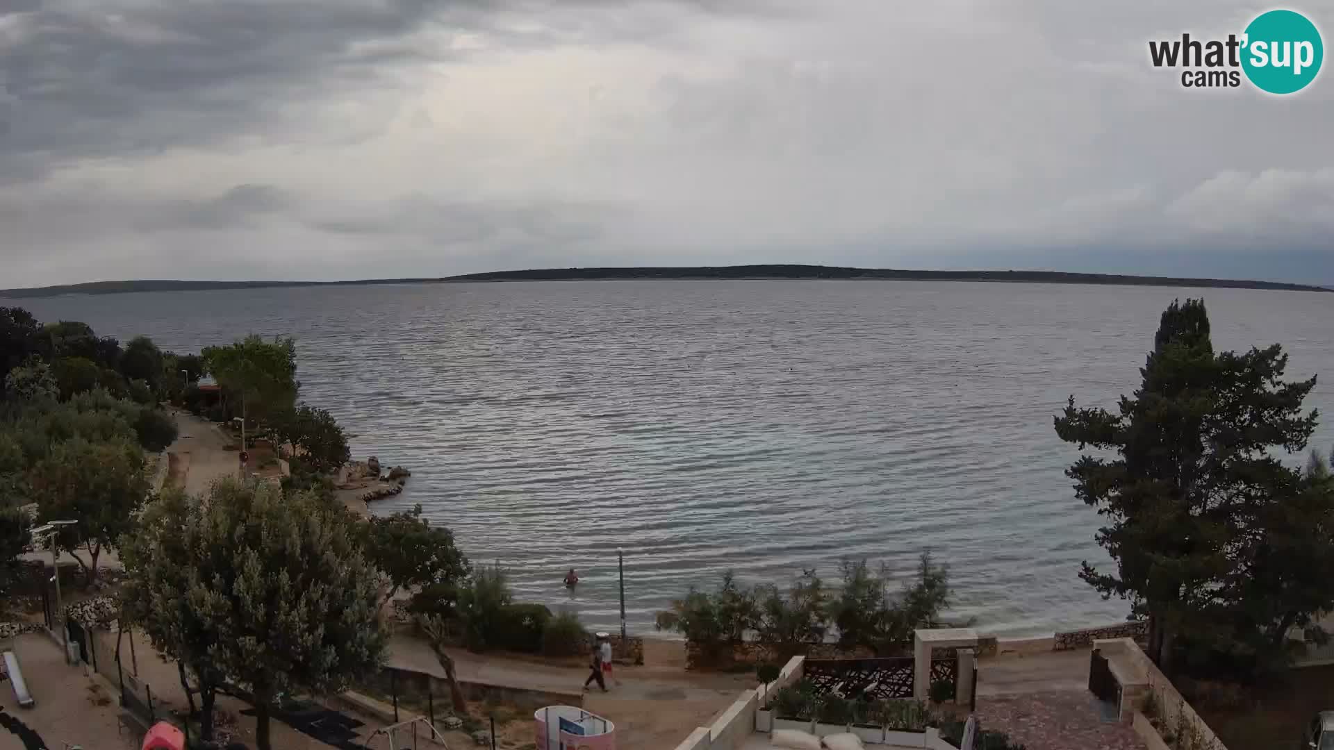 Webcam Plaža Male Mandre – Live View from Pag Island
