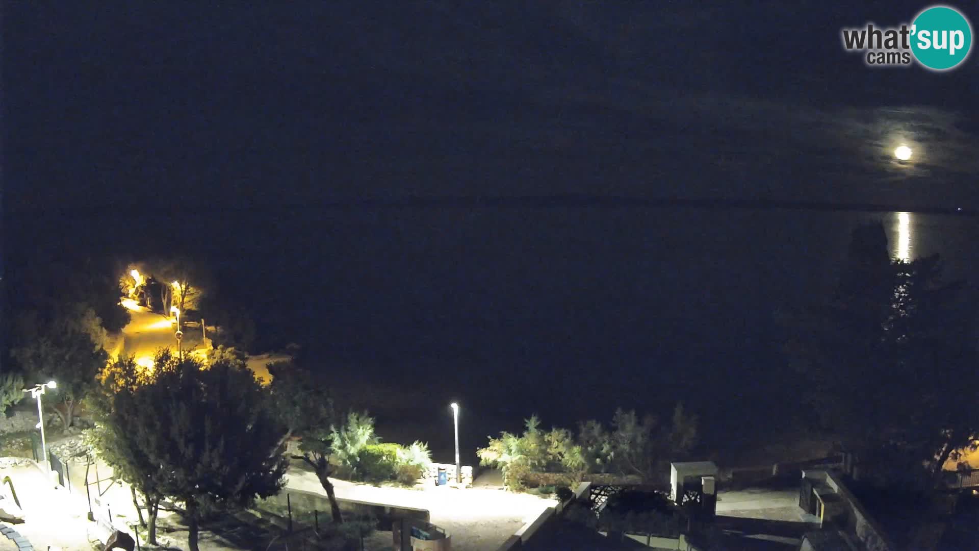 Webcam Plaža Male Mandre – Live View from Pag Island