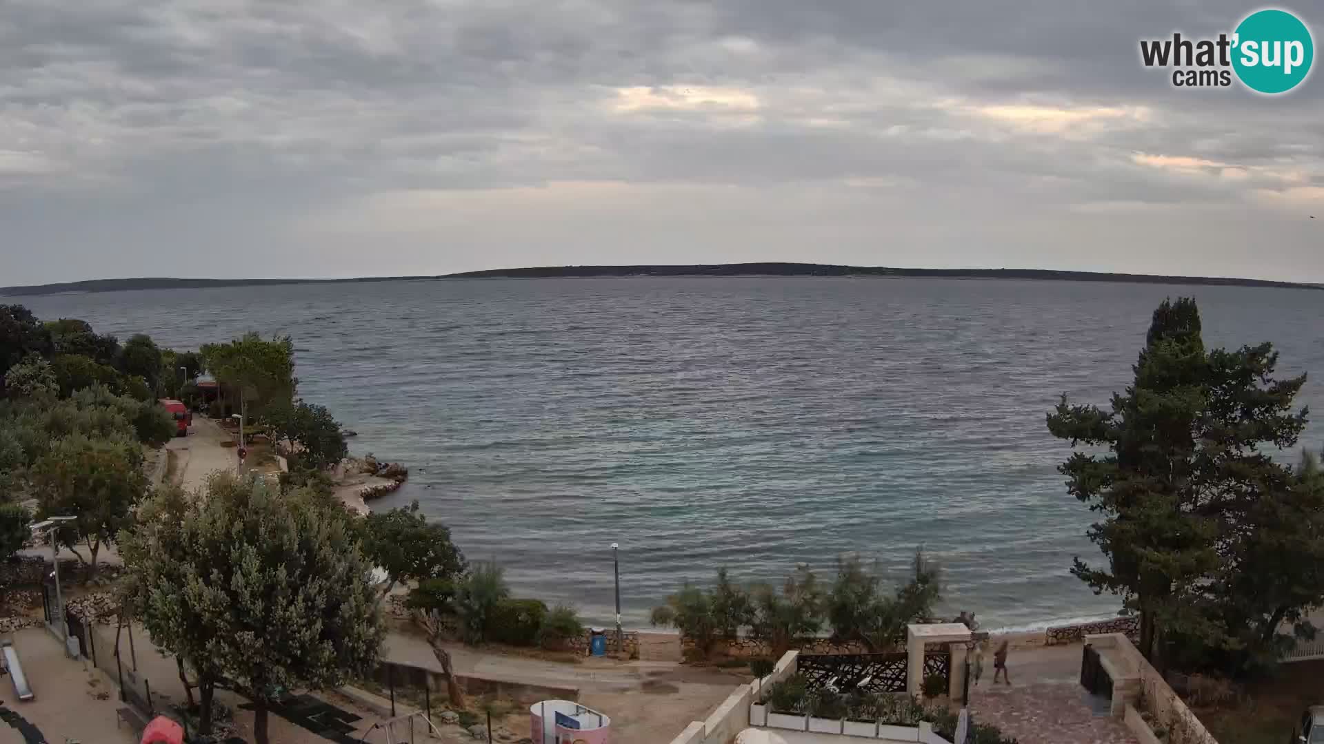 Webcam Plaža Male Mandre – Live View from Pag Island