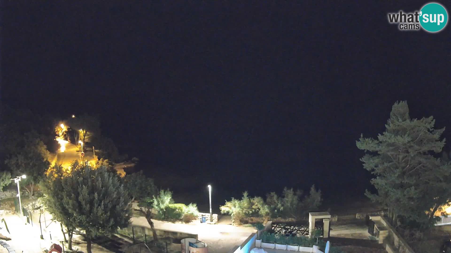 Webcam Plaža Male Mandre – Live View from Pag Island