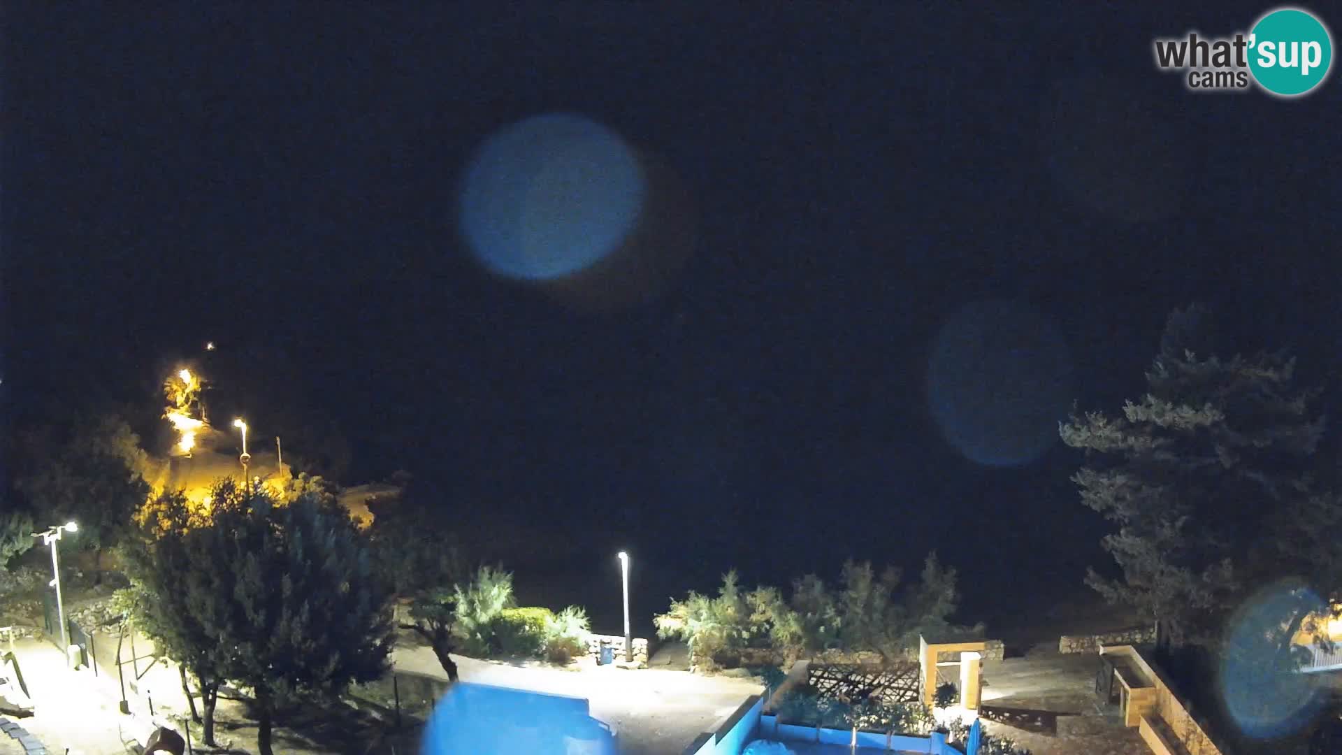 Webcam Plaža Male Mandre – Diretta dalla spiaggia sull’isola di Pag