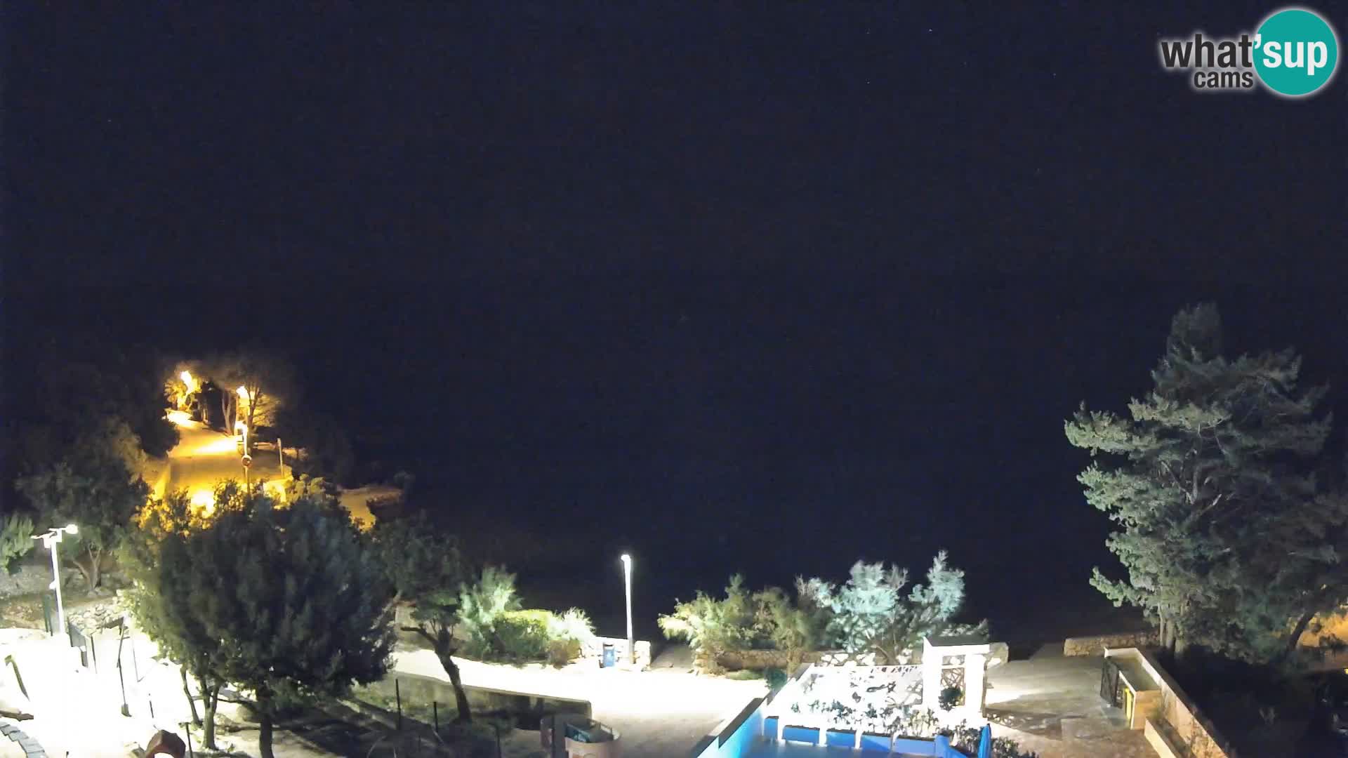 Webcam Plaža Male Mandre – Live View from Pag Island