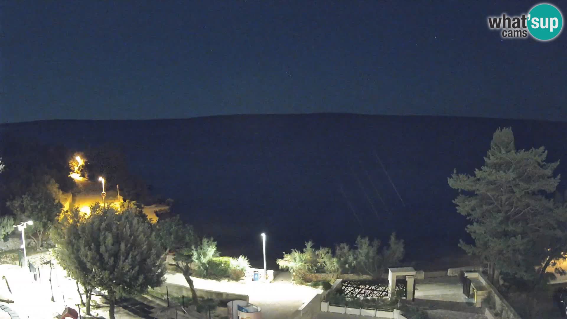 Webcam Plaža Male Mandre – Live View from Pag Island