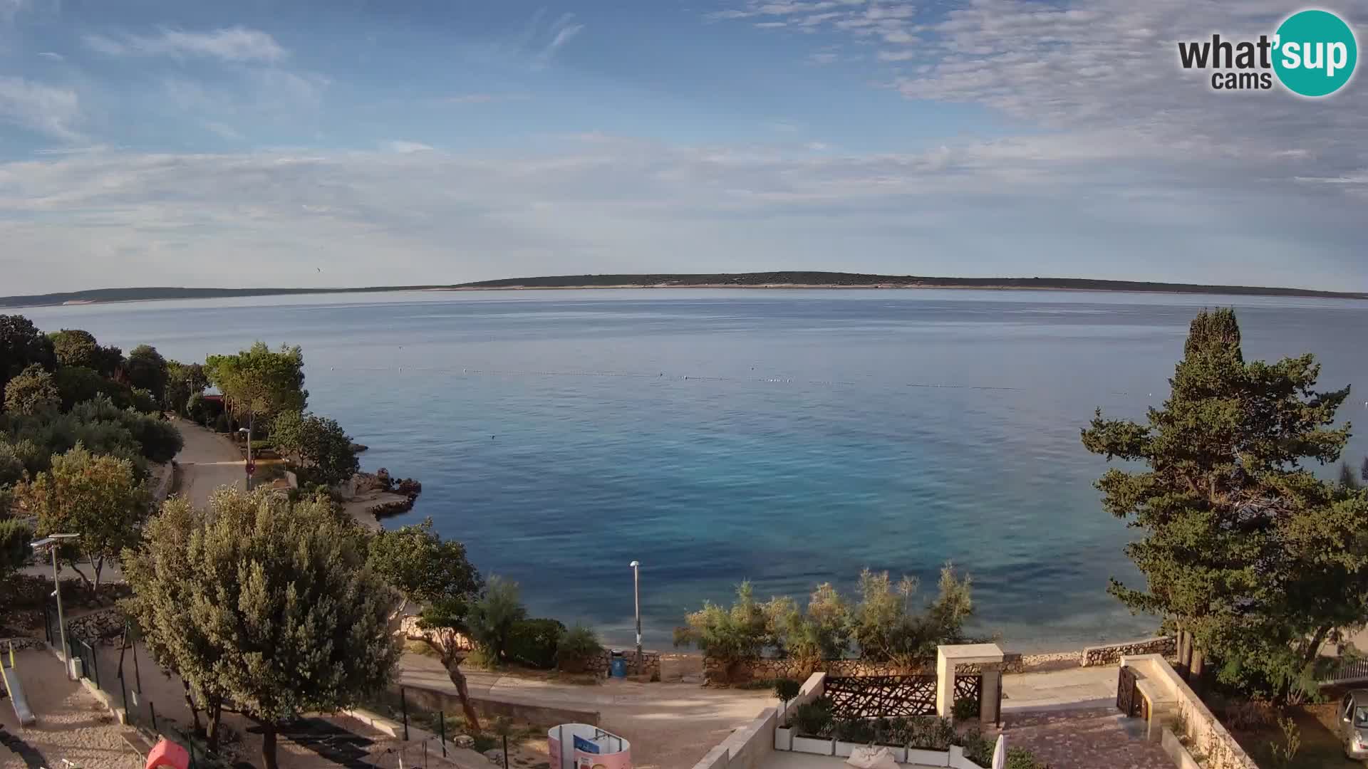 Webcam Playa Male Mandre en directo – Isla de Pag
