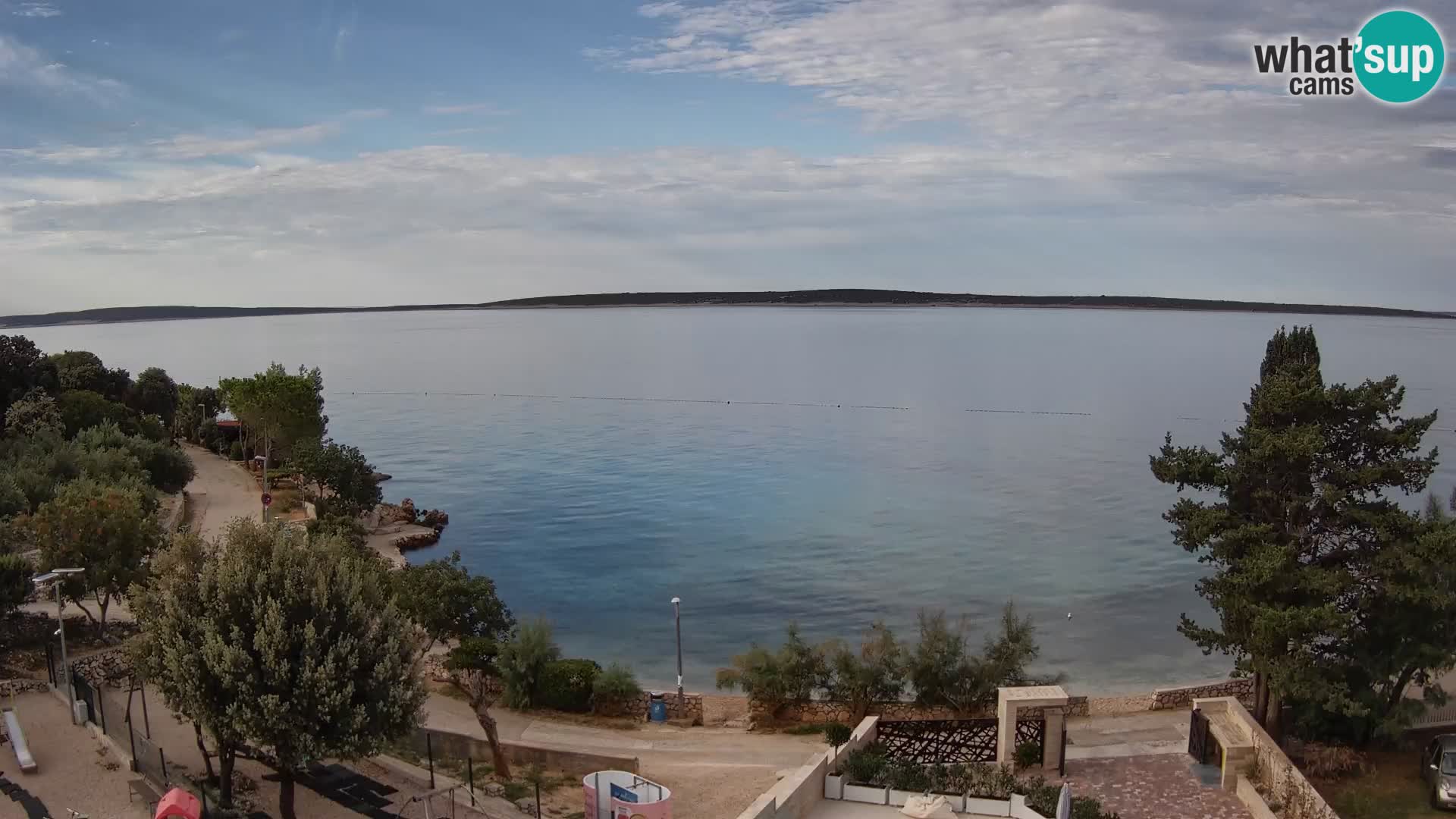Webcam Playa Male Mandre en directo – Isla de Pag