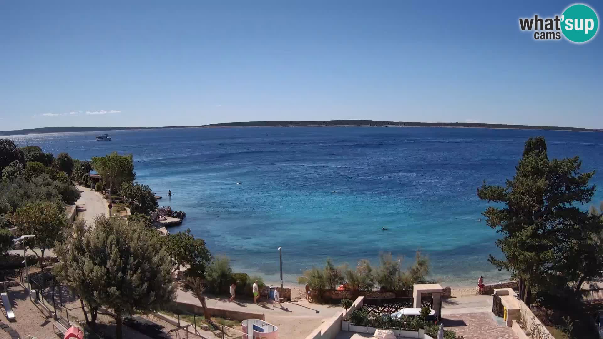 Webcam Playa Male Mandre en directo – Isla de Pag