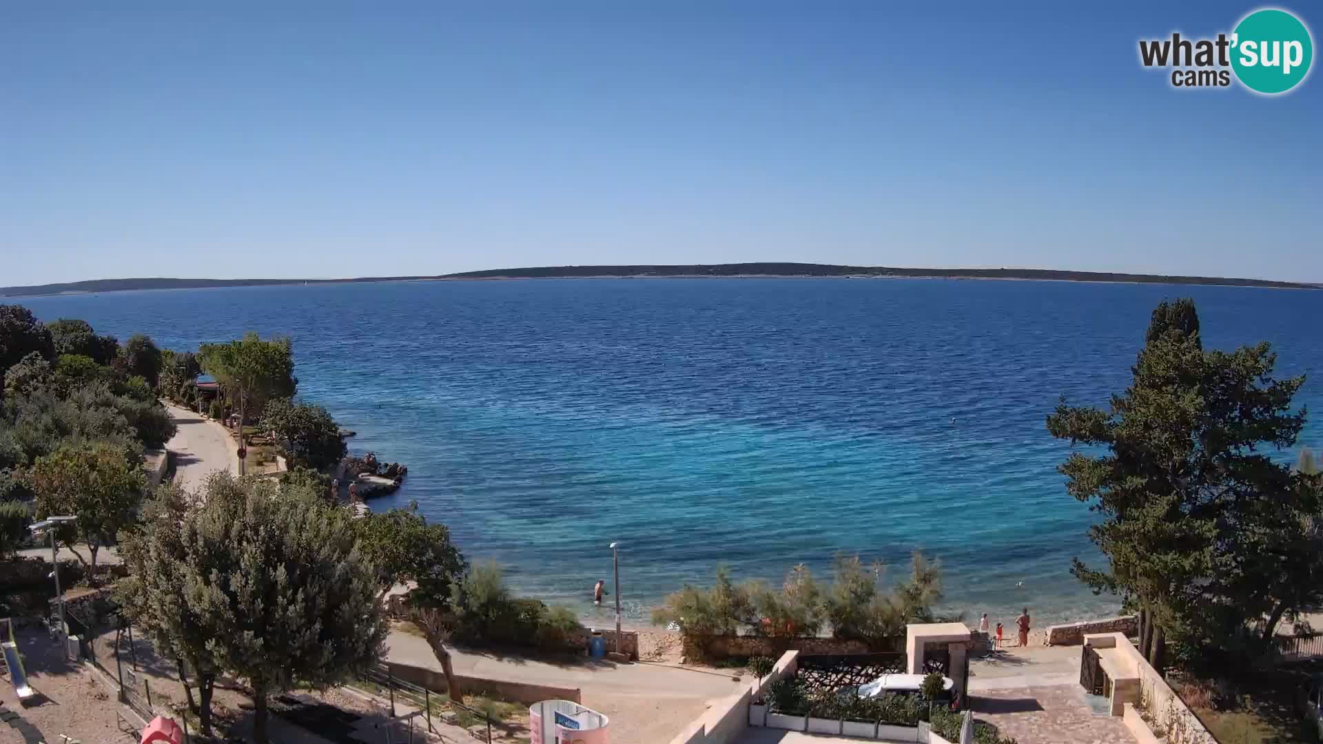 Webcam Playa Male Mandre en directo – Isla de Pag