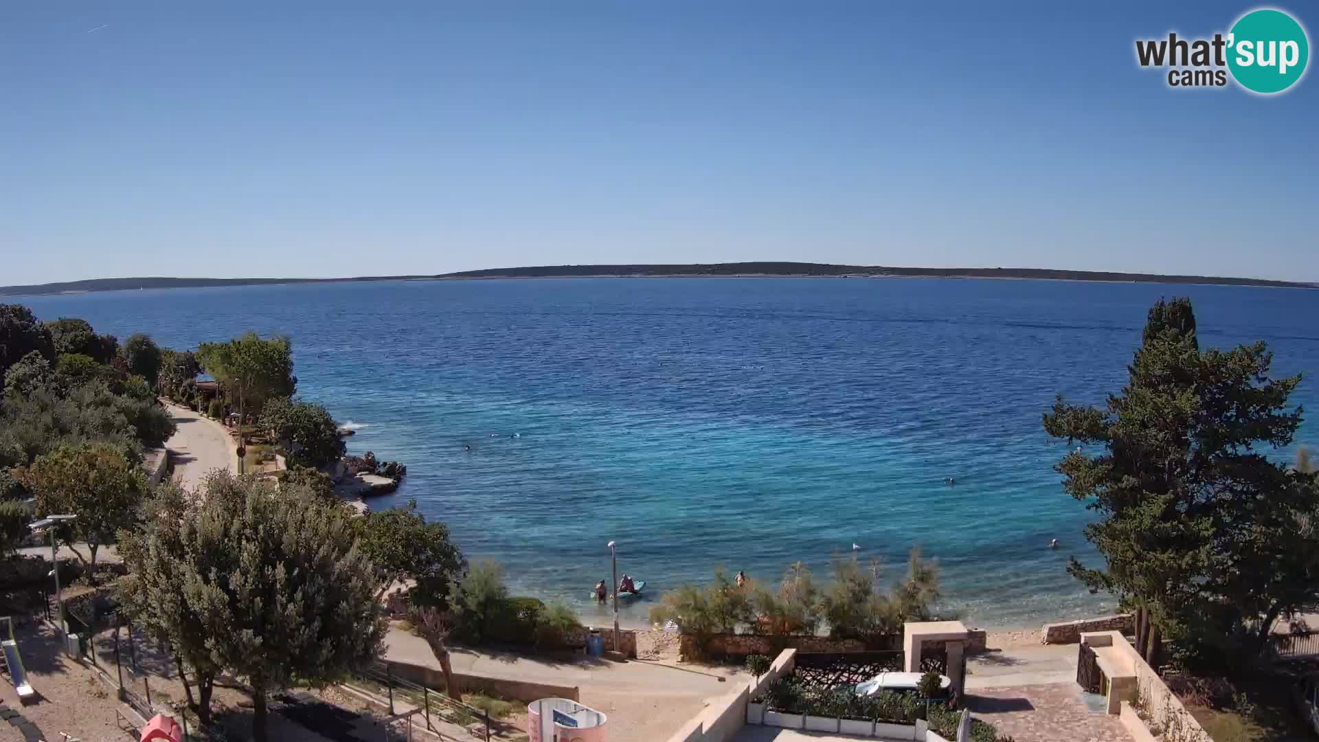 Webcam Playa Male Mandre en directo – Isla de Pag