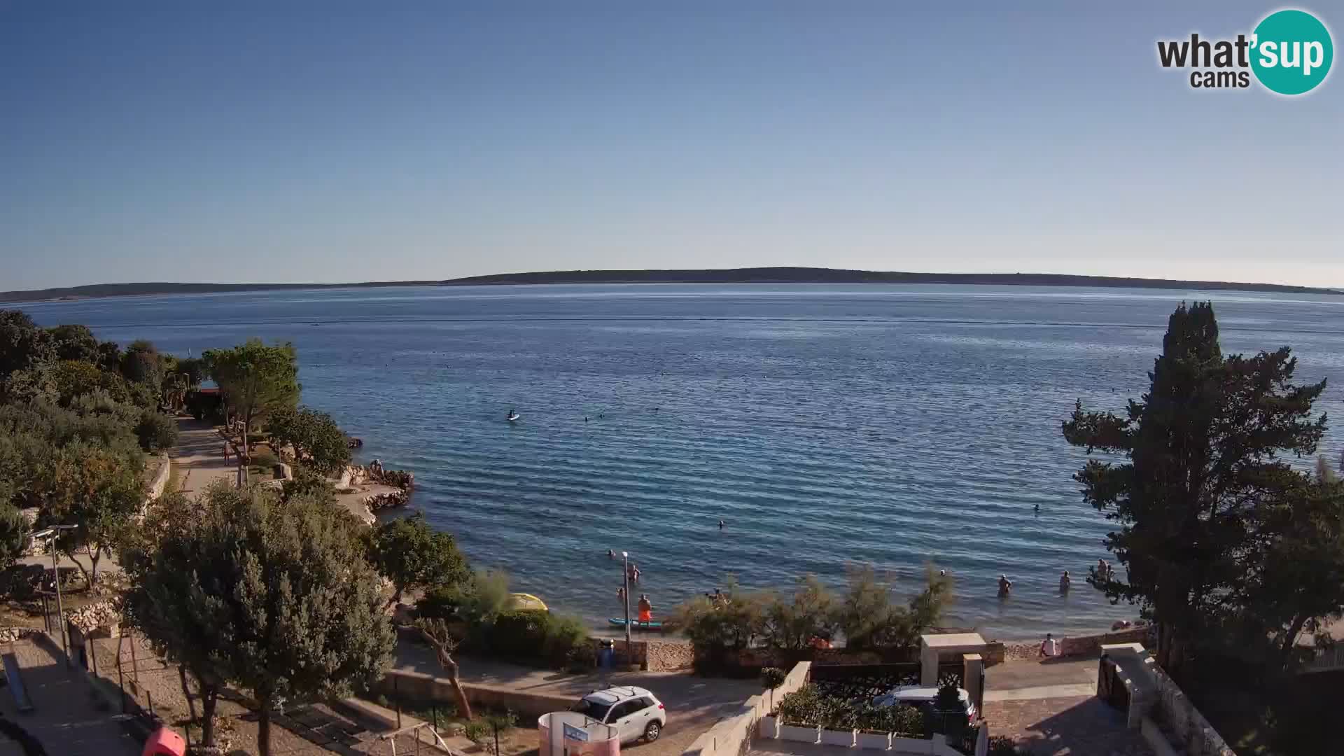 Webcam Playa Male Mandre en directo – Isla de Pag