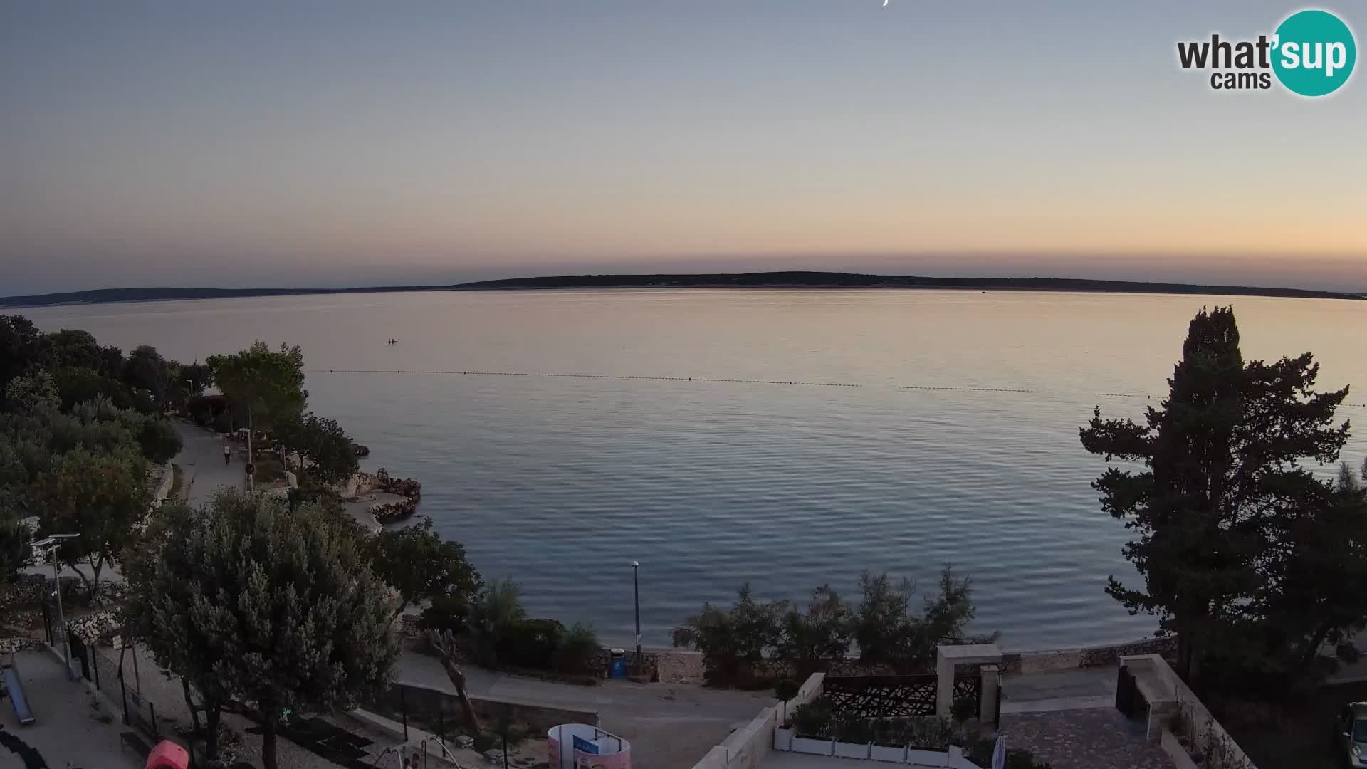 Webcam Plaža Male Mandre – Live View from Pag Island