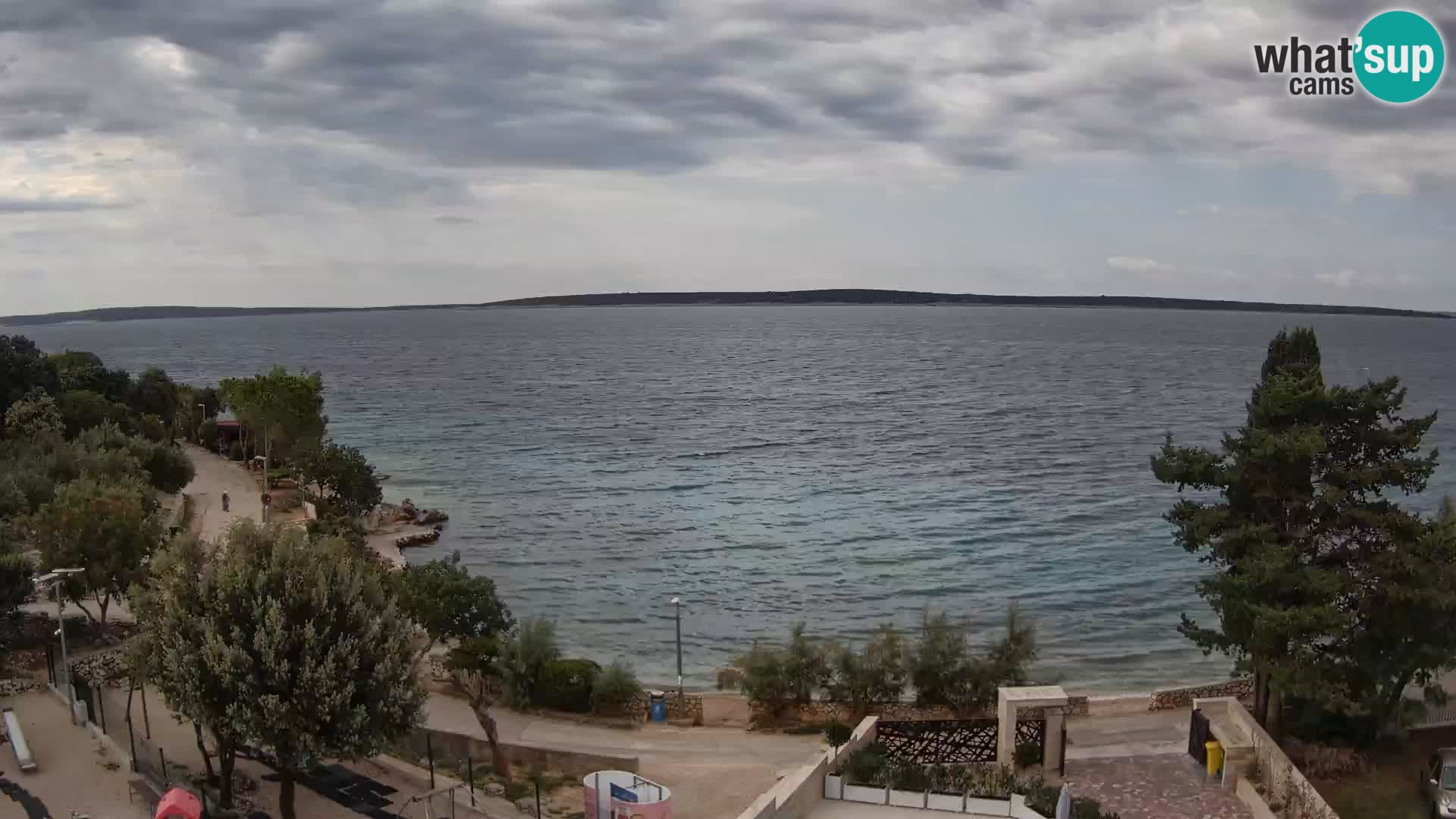 Webcam Plaža Male Mandre – Diretta dalla spiaggia sull’isola di Pag