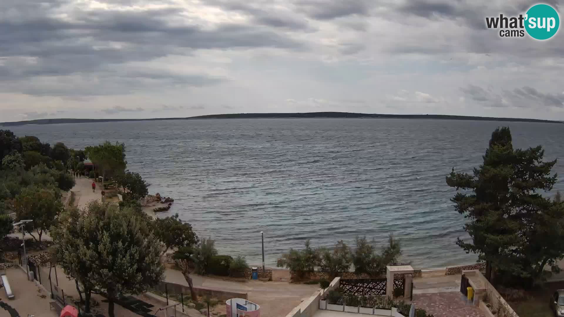Webcam Strand Male Mandre – Liveblick von der Insel Pag