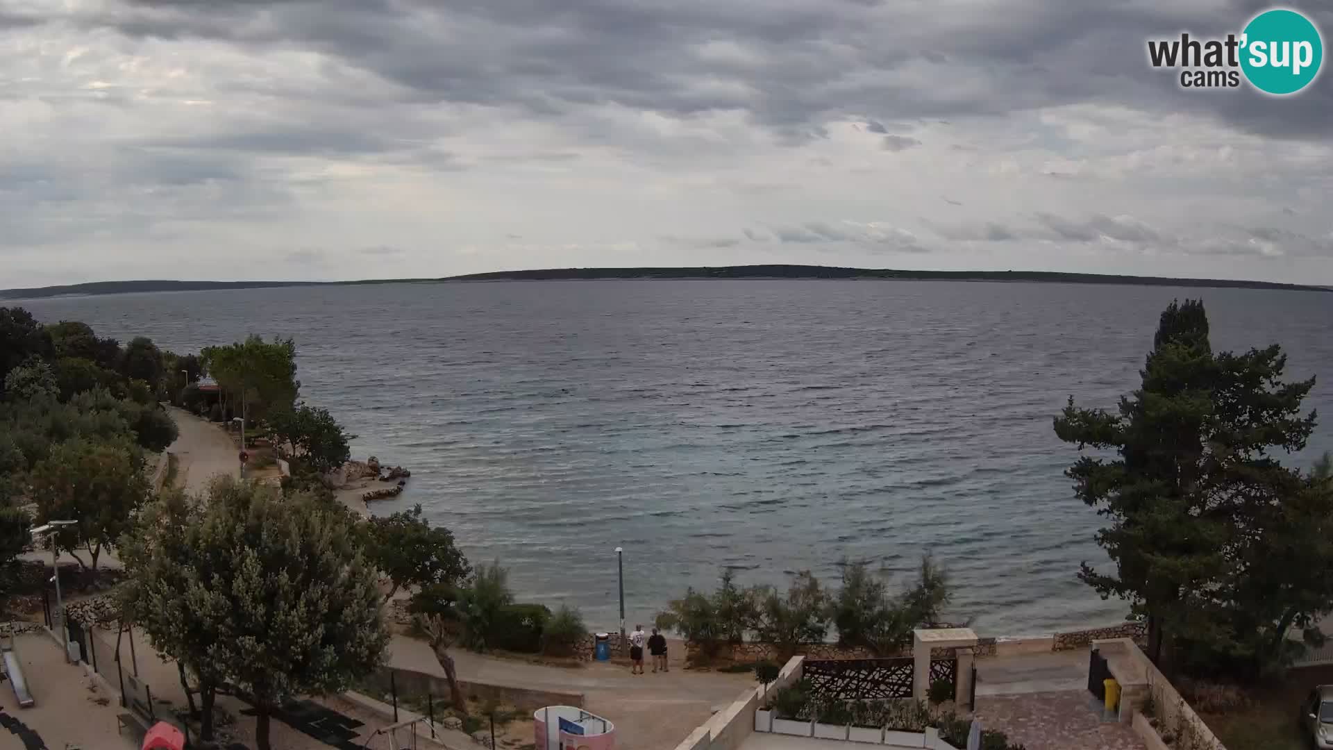 Webcam Strand Male Mandre – Liveblick von der Insel Pag