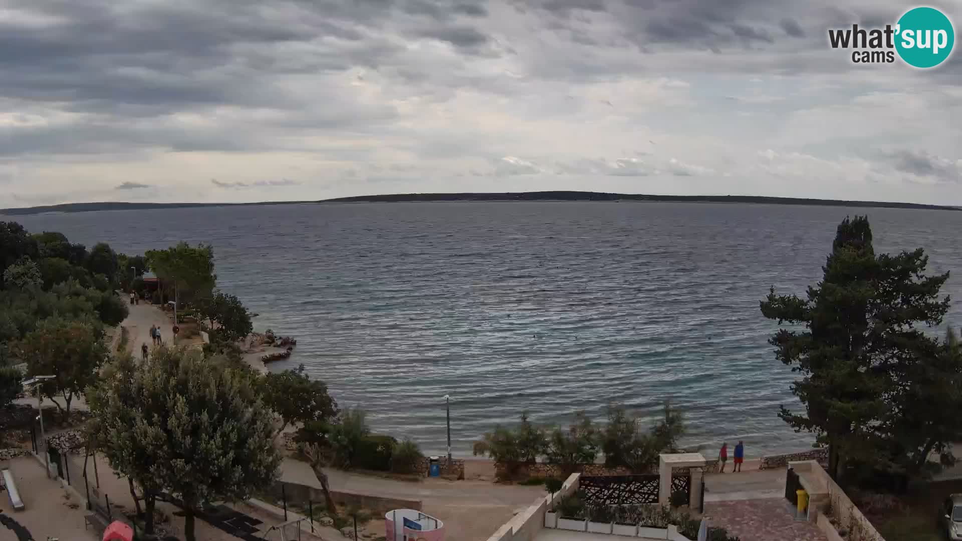 Webcam Plaža Male Mandre – Diretta dalla spiaggia sull’isola di Pag