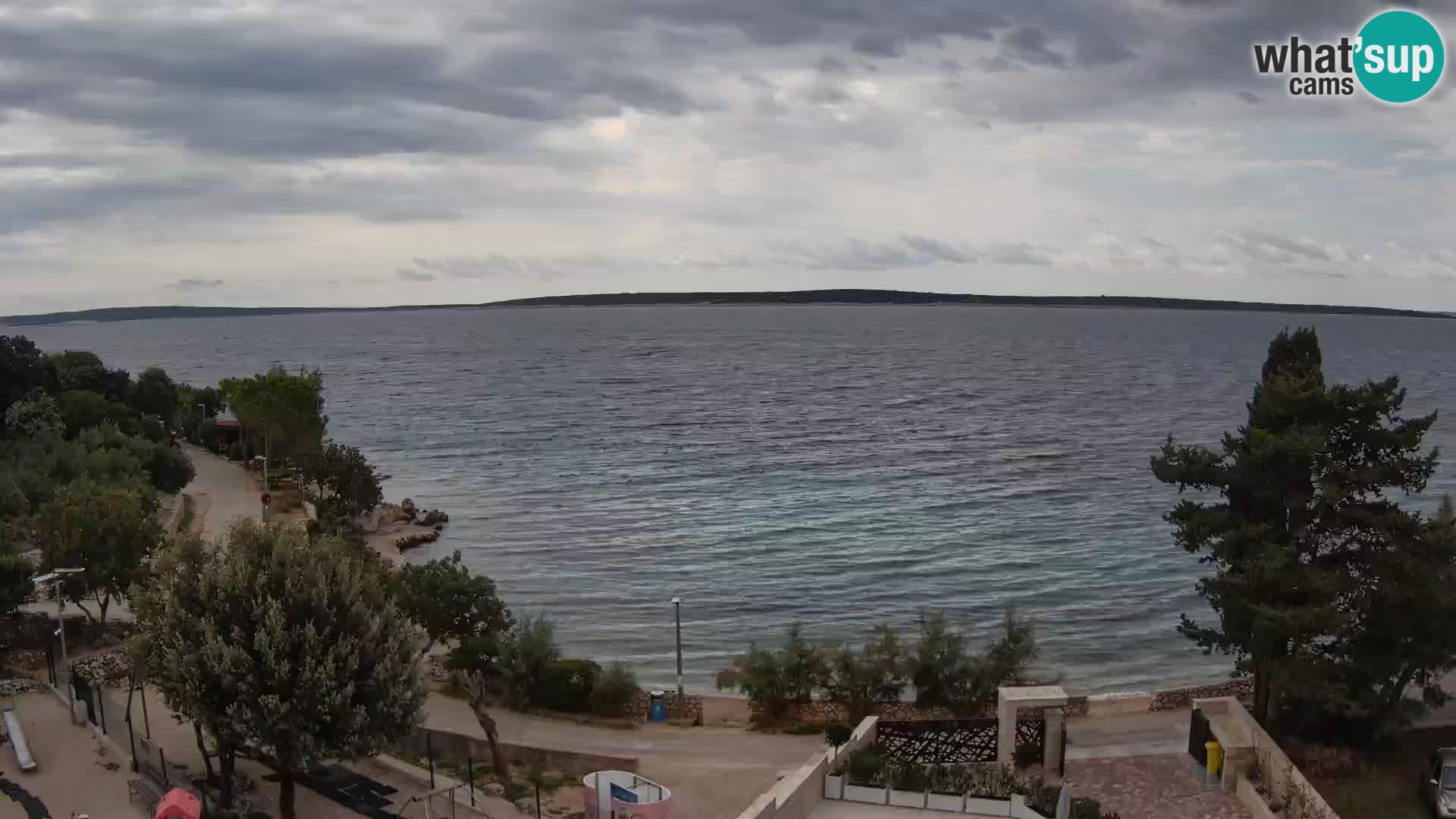 Webcam Plaža Male Mandre – Live View from Pag Island