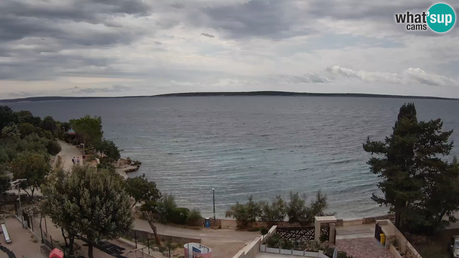 Webcam Plaža Male Mandre – Diretta dalla spiaggia sull’isola di Pag