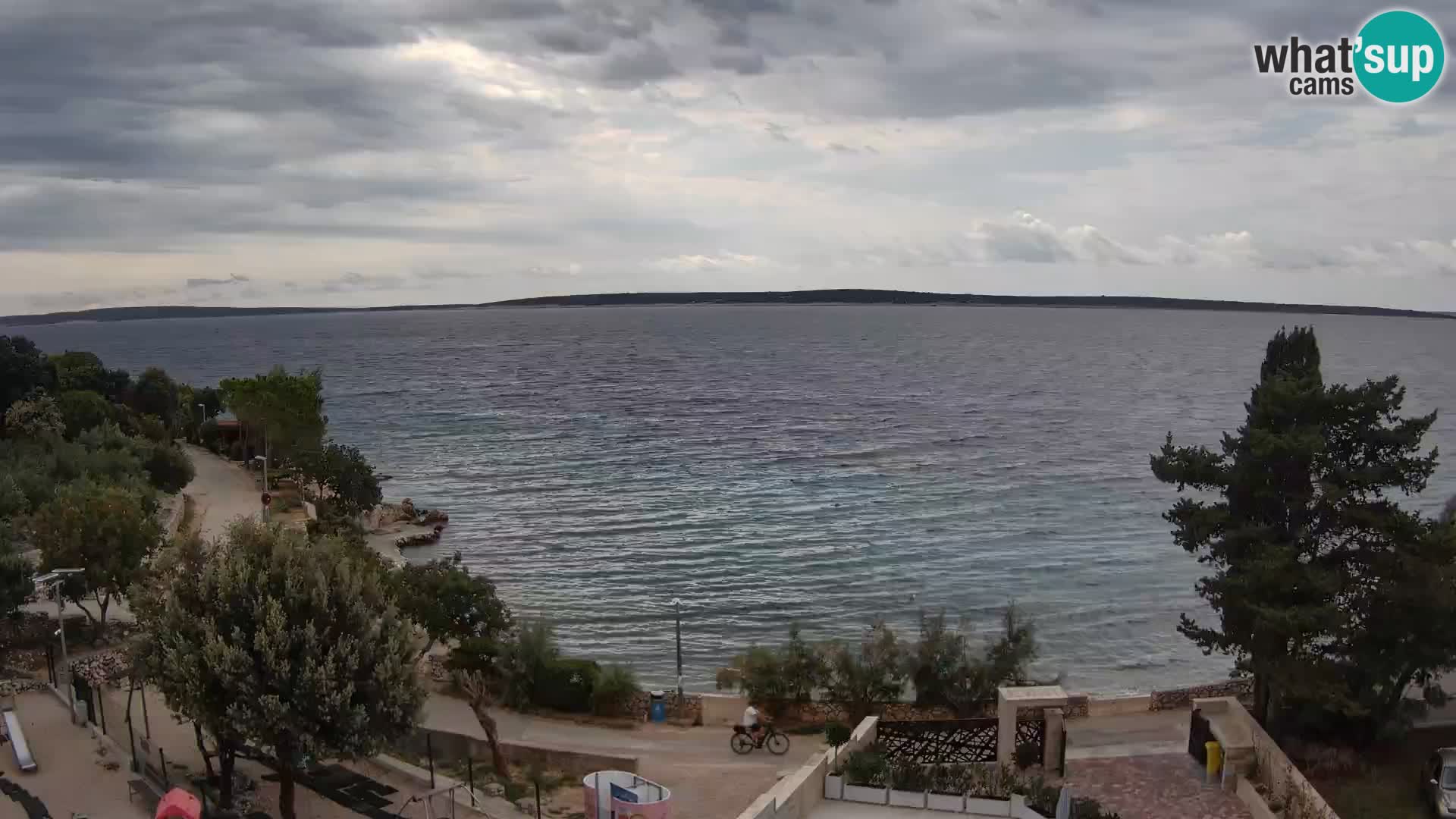 Webcam Plaža Male Mandre – Diretta dalla spiaggia sull’isola di Pag