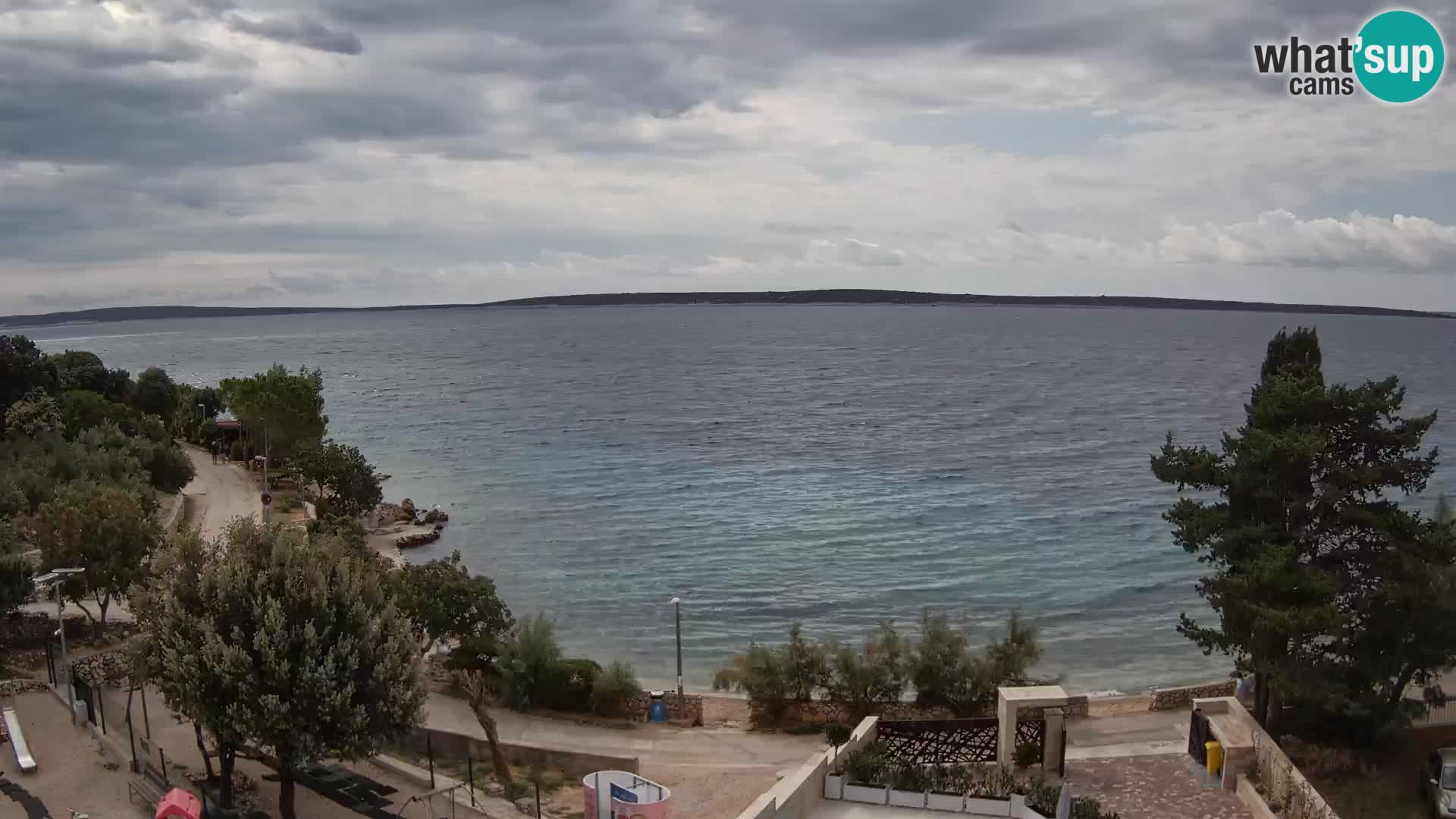 Webcam Plaža Male Mandre – Live View from Pag Island