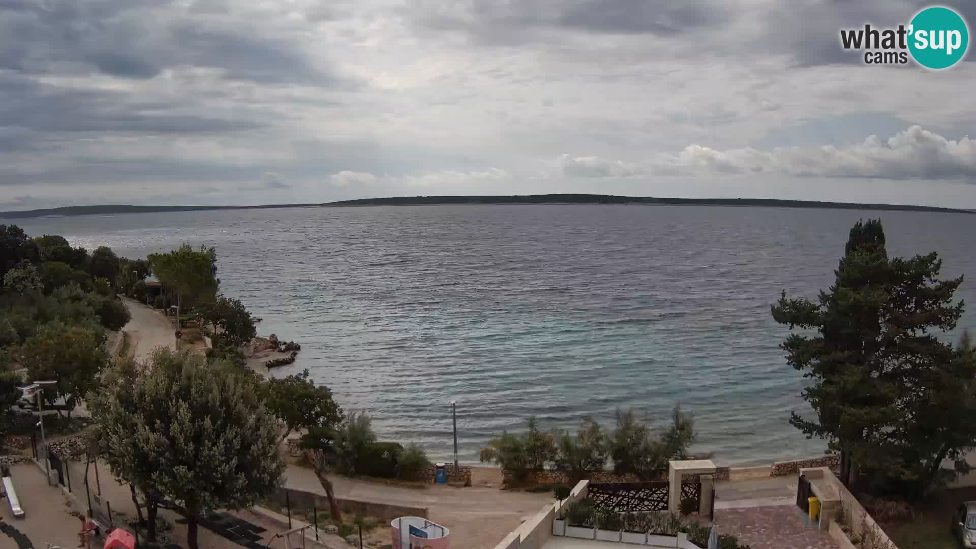 Webcam Plaža Male Mandre – Live View from Pag Island