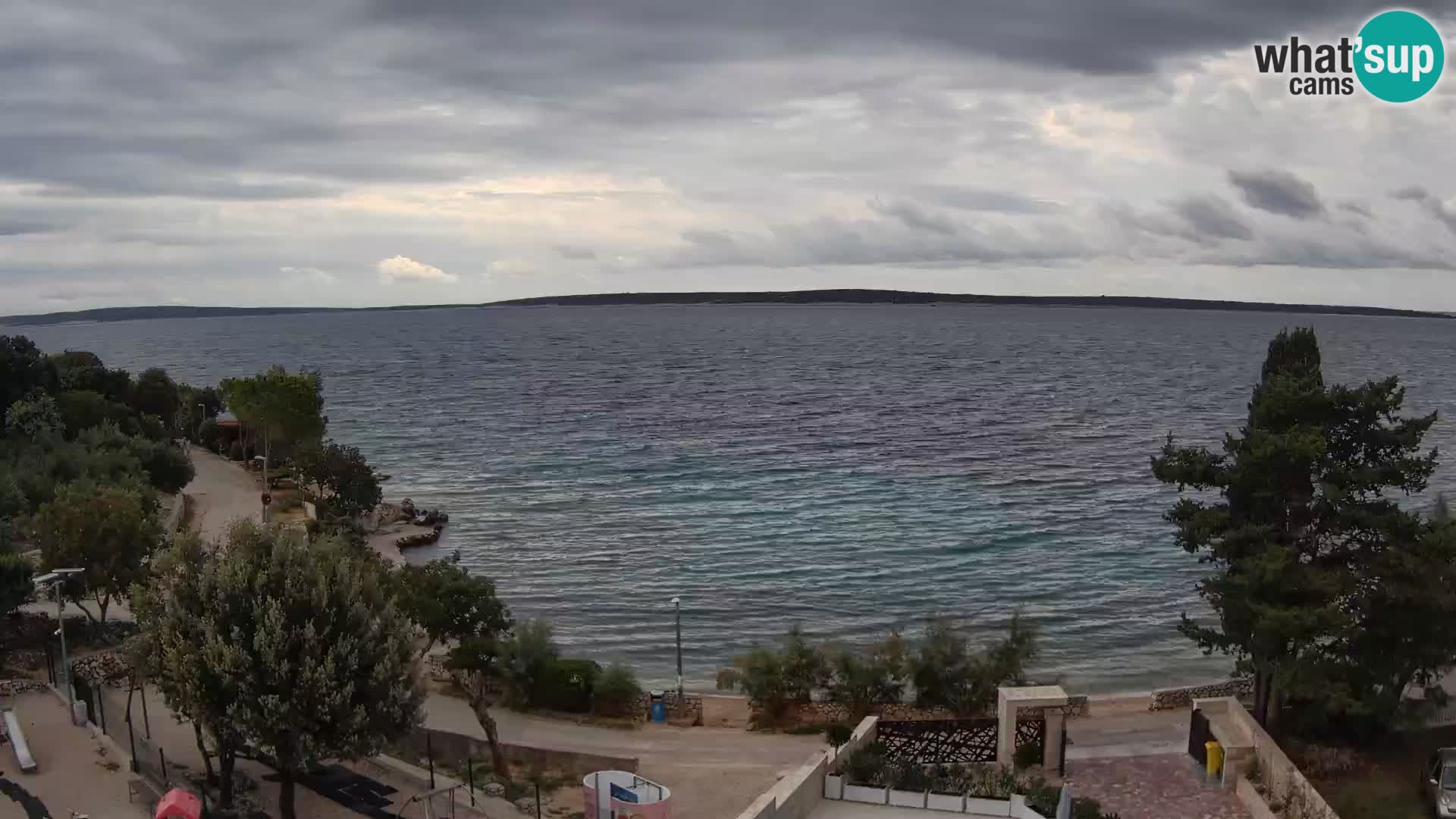 Webcam Strand Male Mandre – Liveblick von der Insel Pag