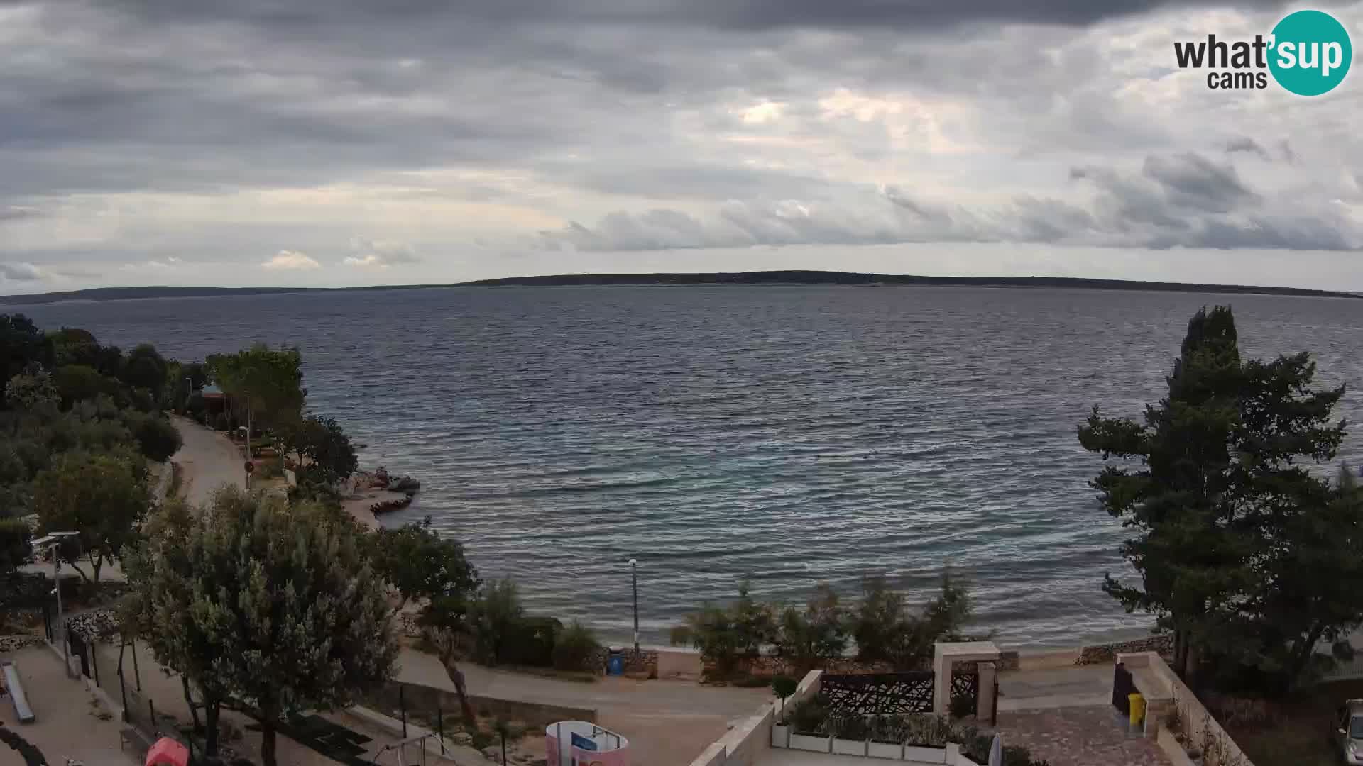 Webcam Plaža Male Mandre – Live View from Pag Island