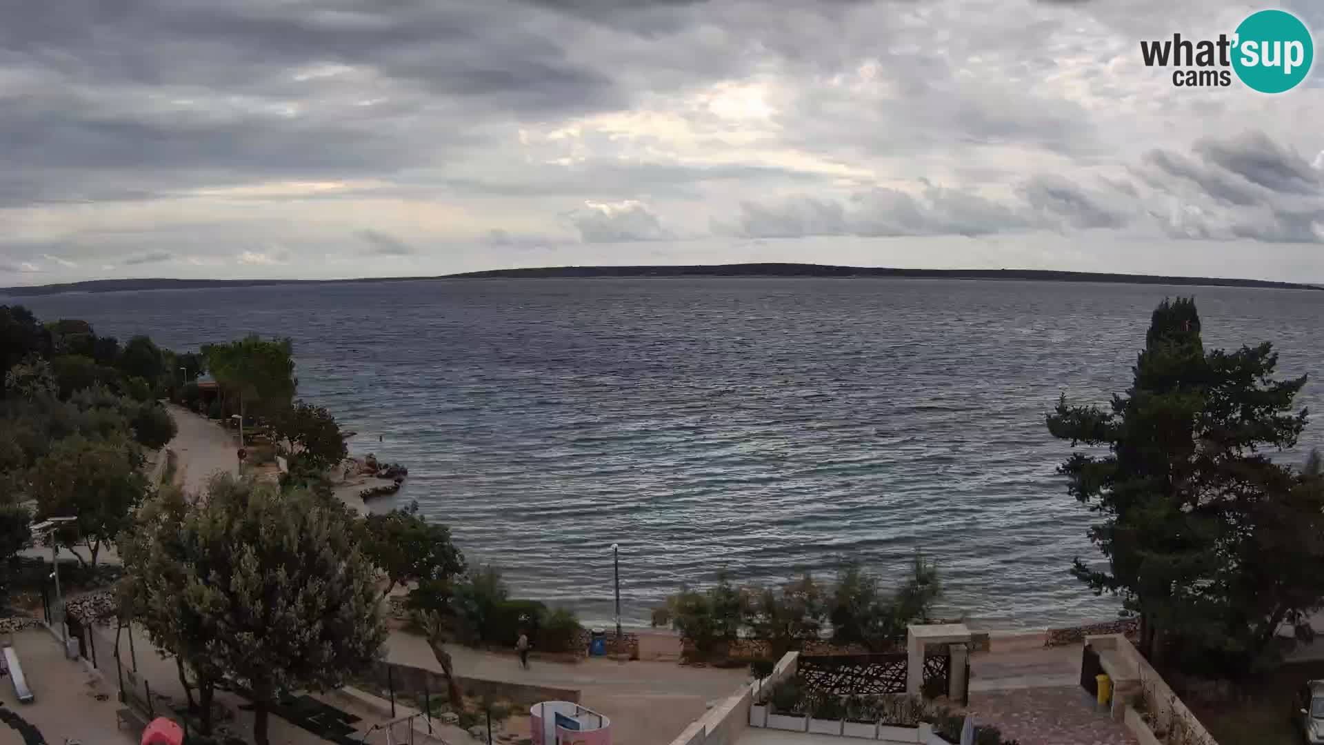 Webcam Plaža Male Mandre – Diretta dalla spiaggia sull’isola di Pag