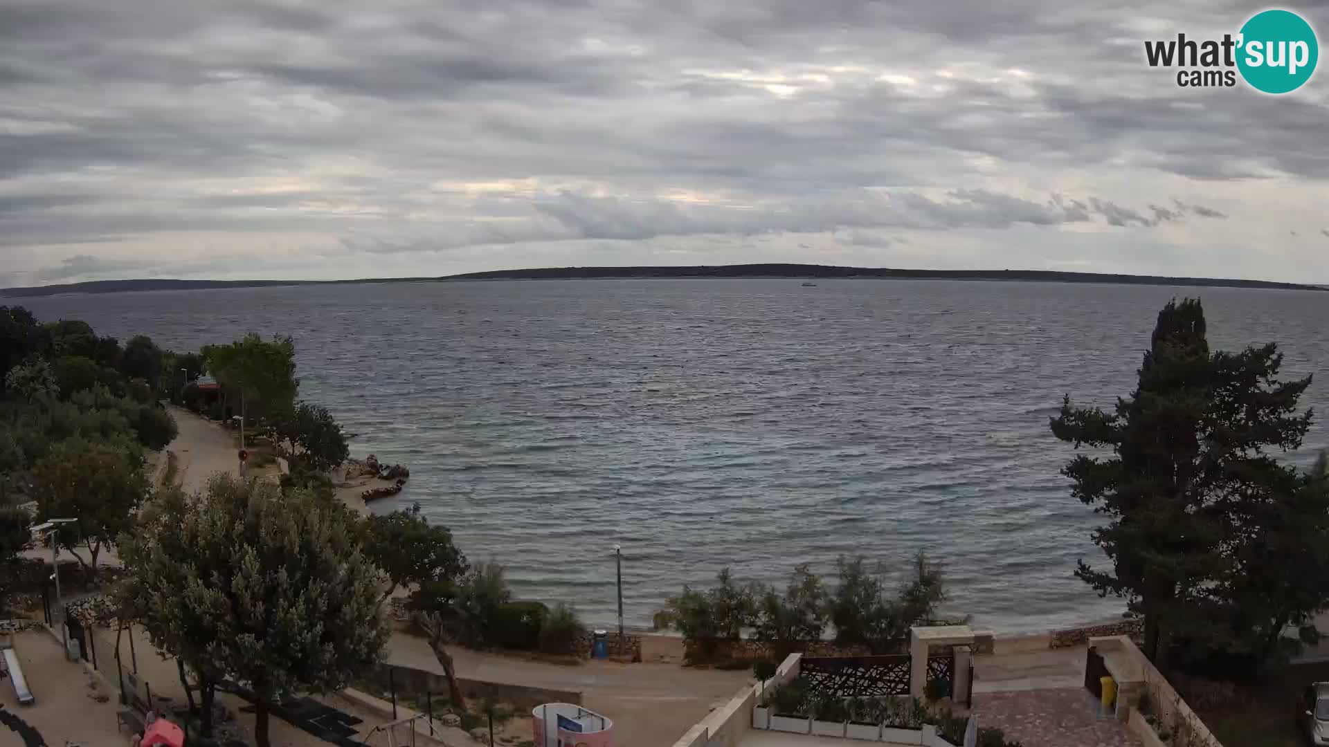 Webcam Plaža Male Mandre – Diretta dalla spiaggia sull’isola di Pag