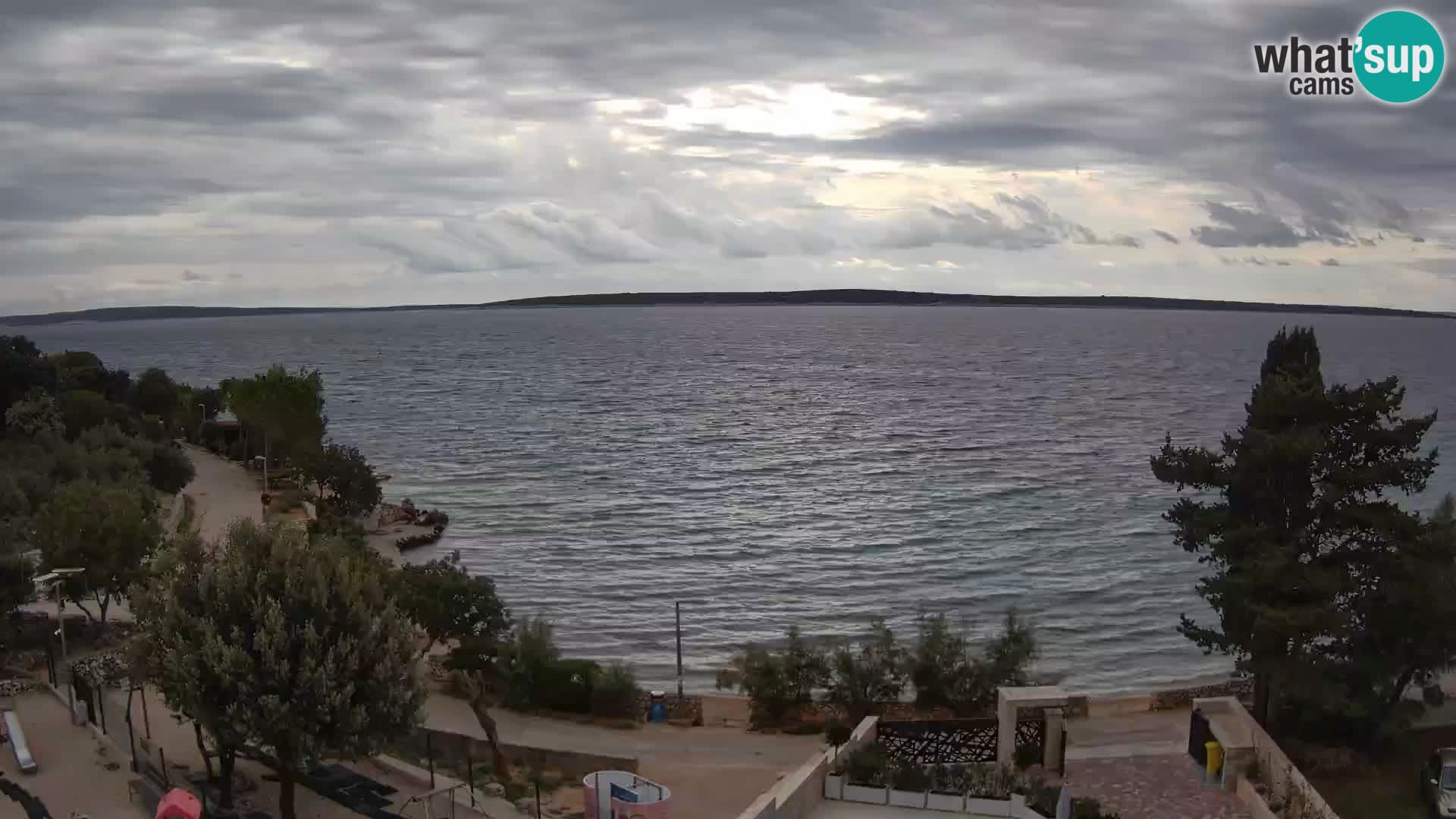 Webcam Plaža Male Mandre – Diretta dalla spiaggia sull’isola di Pag