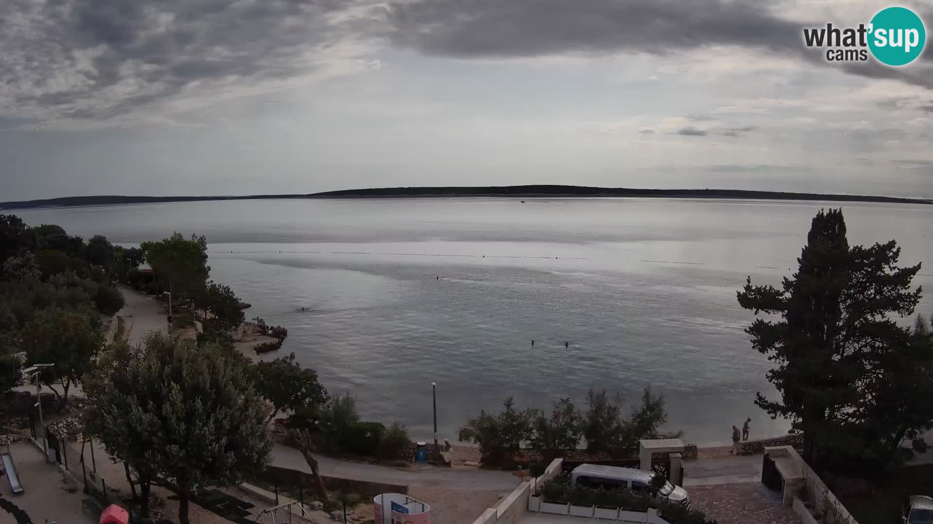 Webcam Plaža Male Mandre – Live View from Pag Island