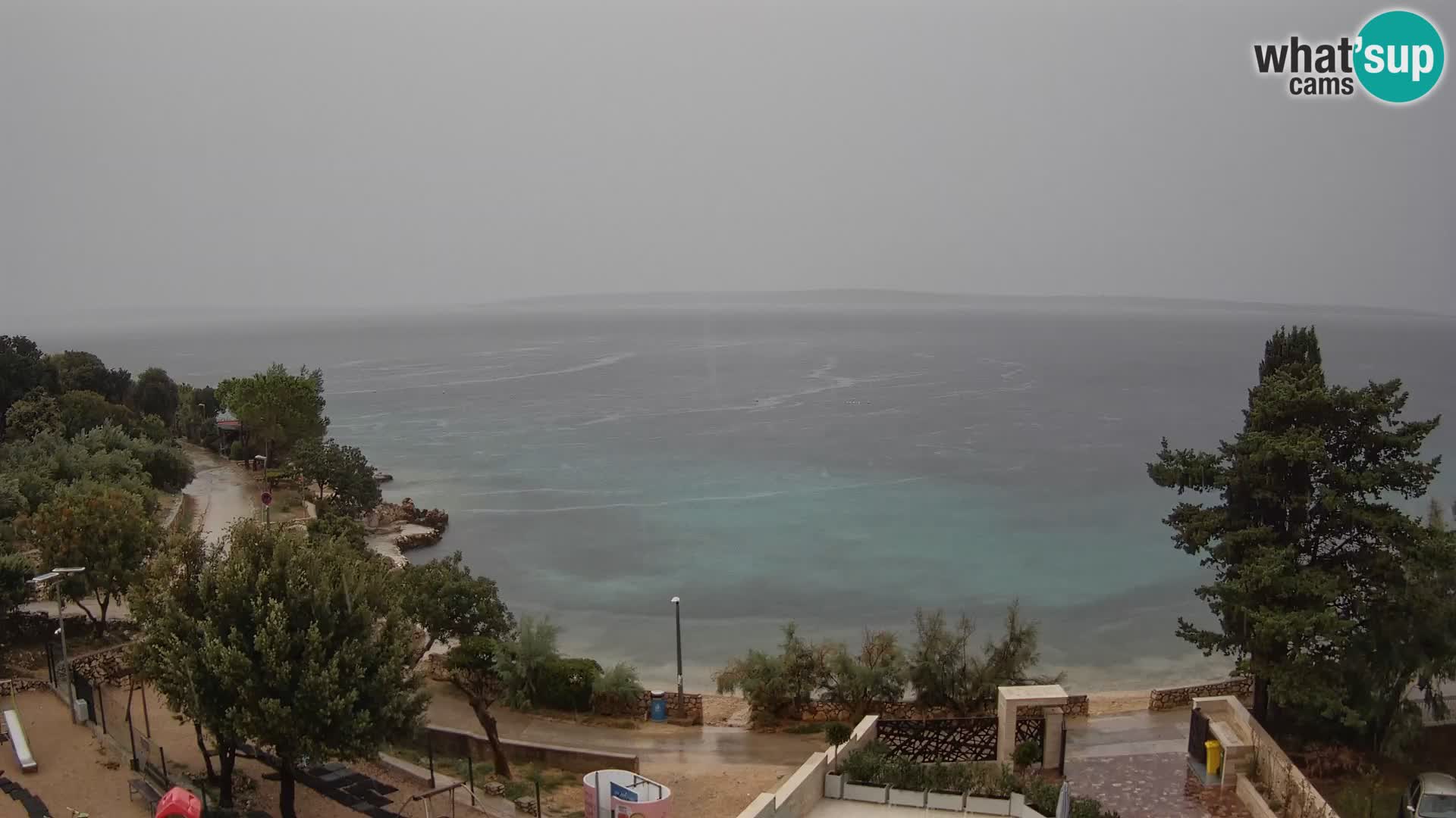 Webcam Plaža Male Mandre – Live View from Pag Island