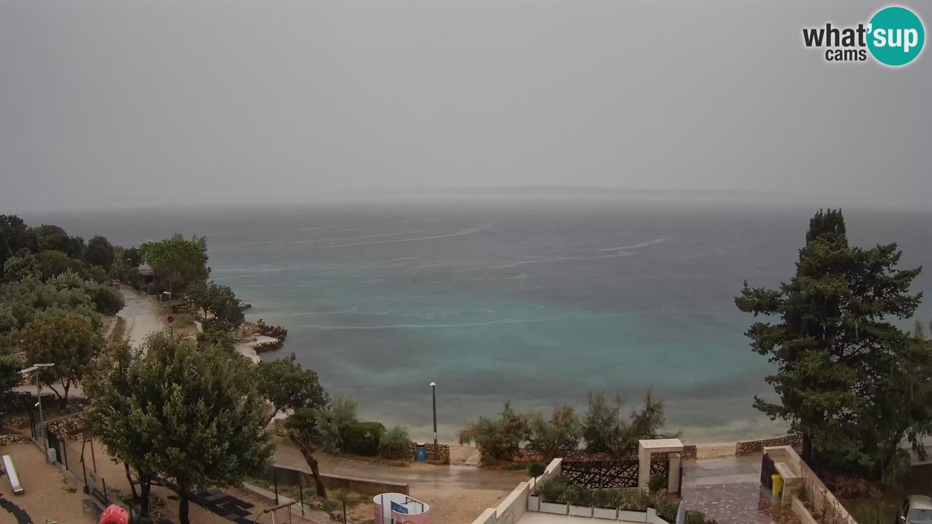 Webcam Strand Male Mandre – Liveblick von der Insel Pag