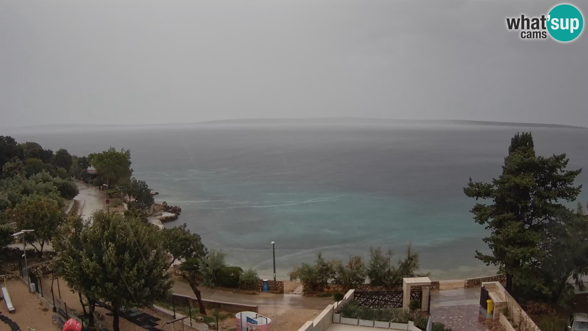 Webcam Plaža Male Mandre – Diretta dalla spiaggia sull’isola di Pag