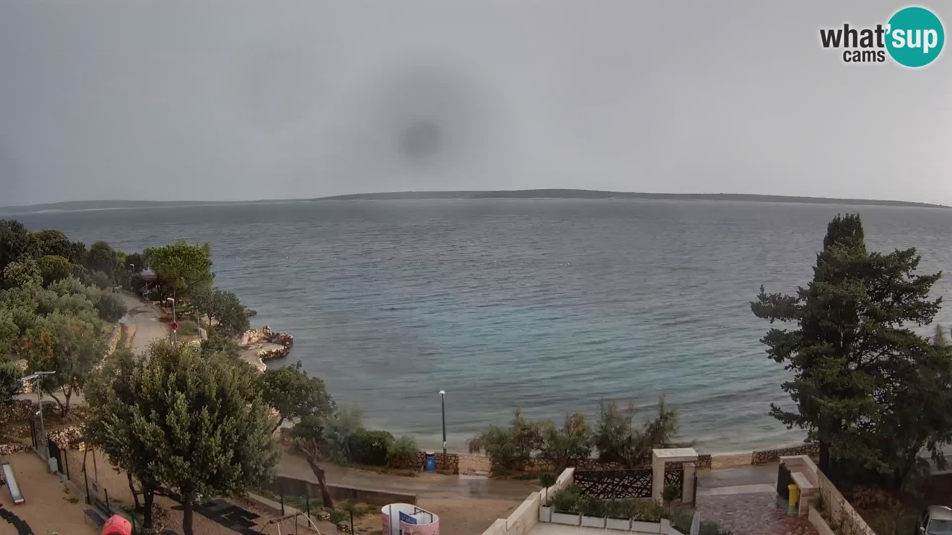 Webcam Plaža Male Mandre – Live View from Pag Island