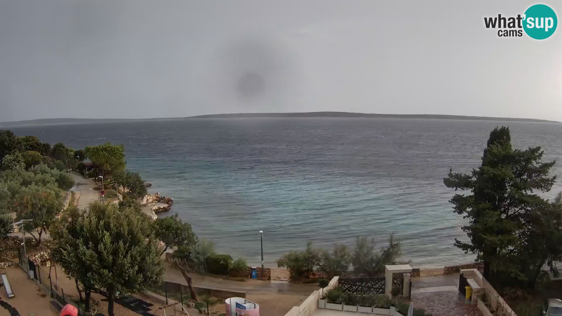 Webcam Plaža Male Mandre – Live View from Pag Island
